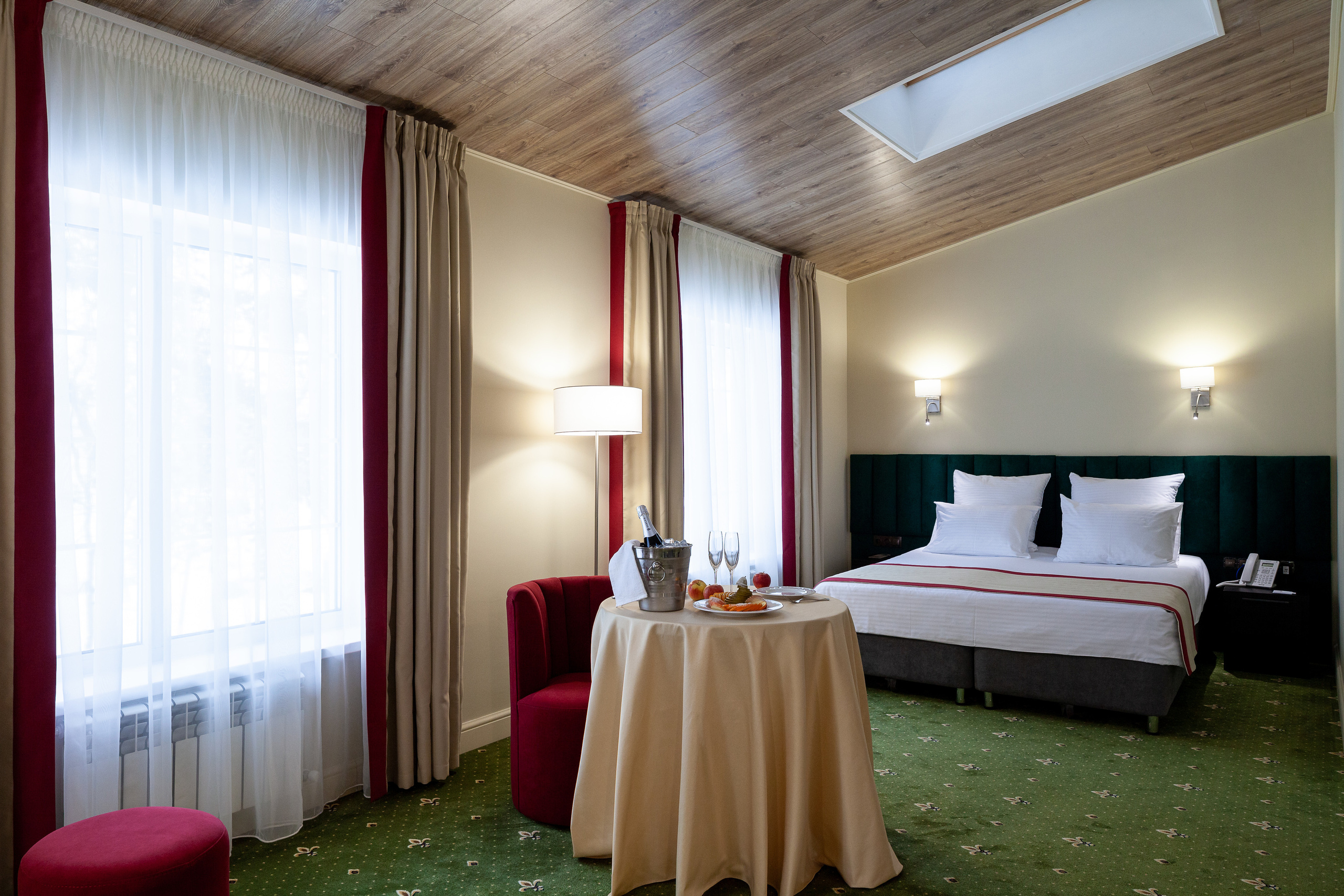 Номера отеля «Икорец». Interior designer Nataliia Iksanova