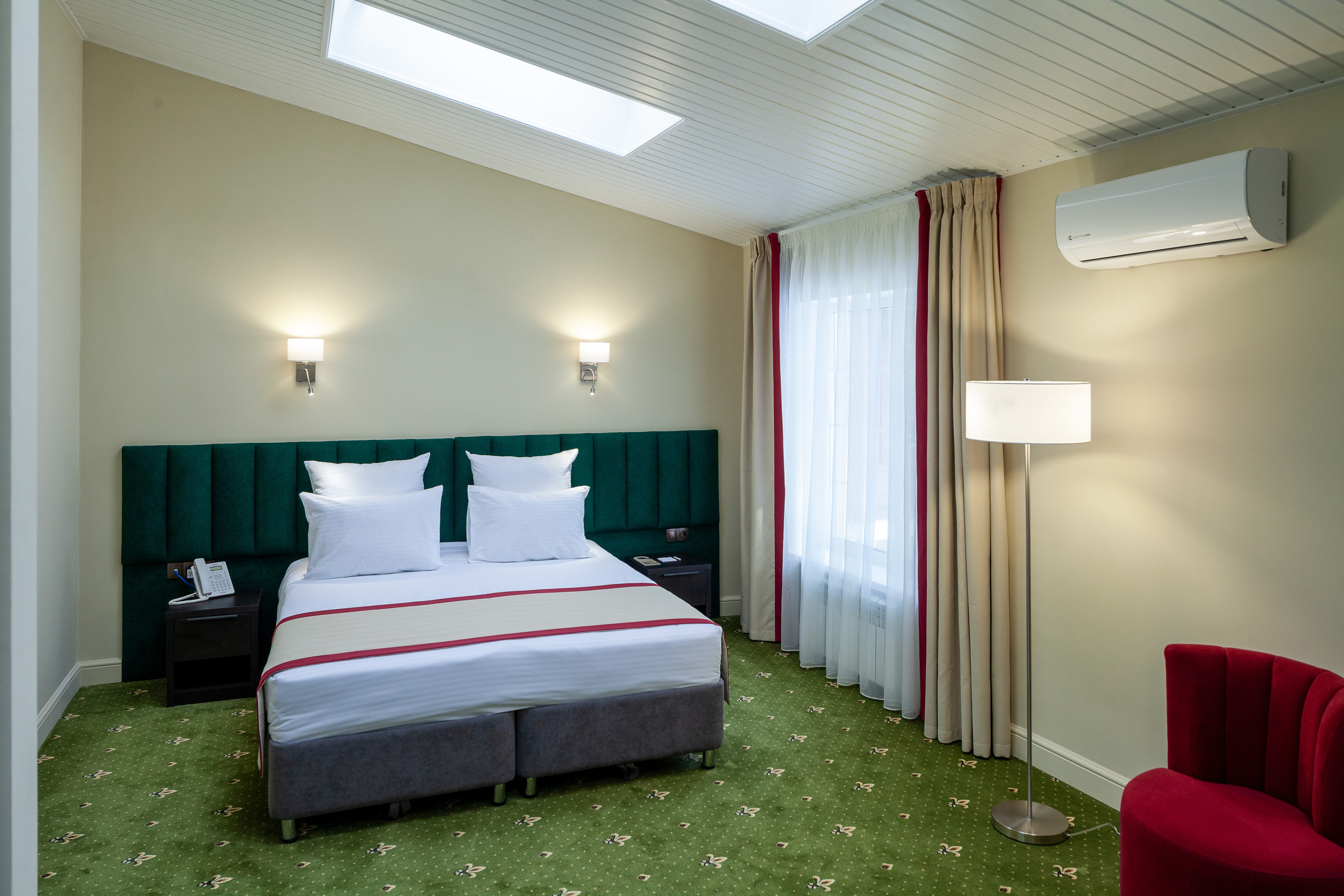 Номера отеля «Икорец». Interior designer Nataliia Iksanova