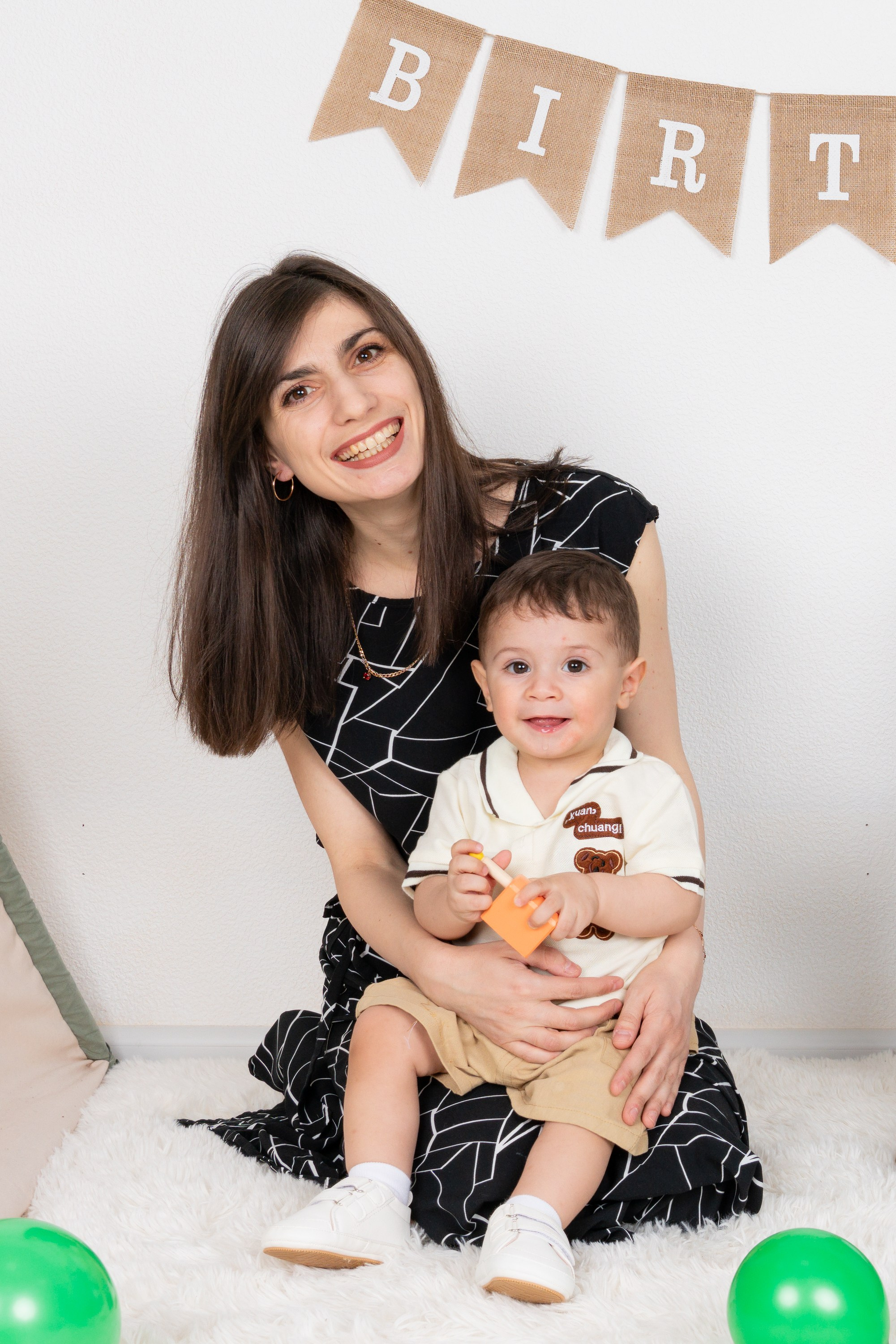 Фотосессия в студии на годик, 2,3 и т.д. Nikolay Serfoord