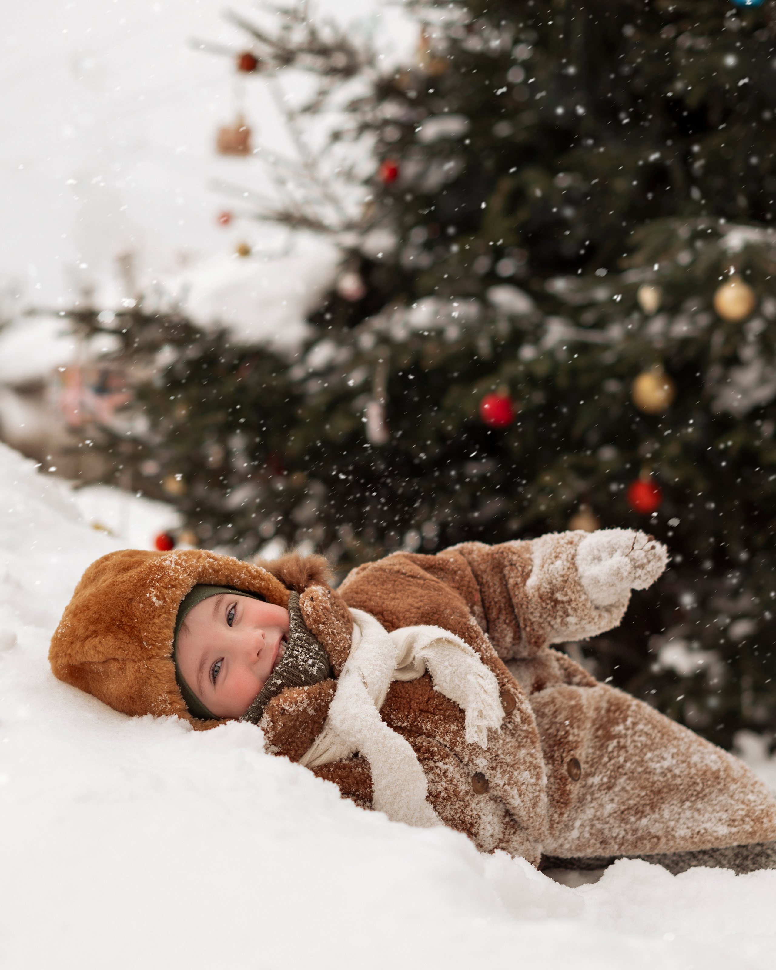 Новогодняя деревенская ретро история. Детский и семейный фотограф г. Москва Оксана Катаджи