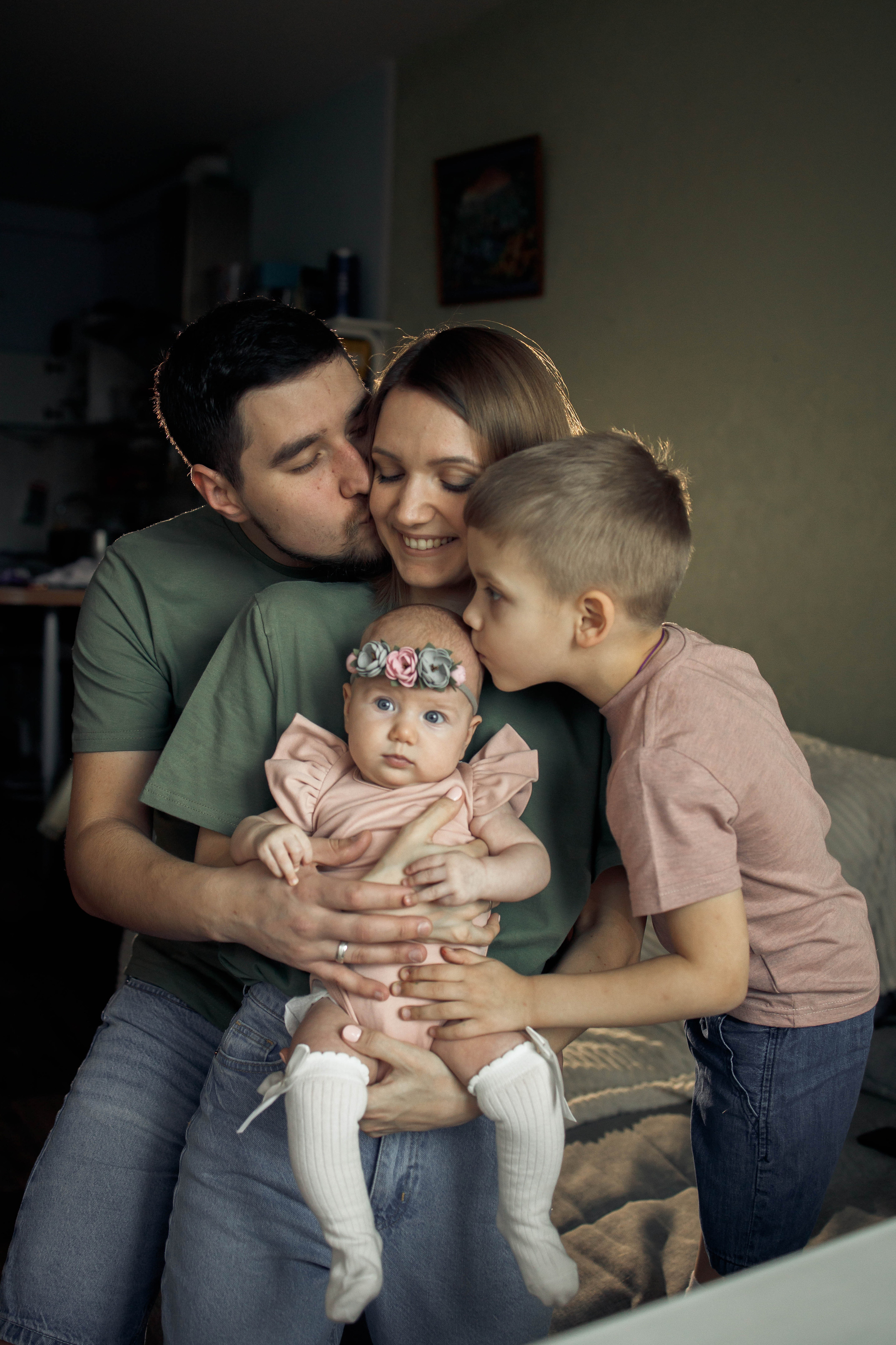 Анастасия, домашняя семейная съемка. Фотограф в Красногорске Инна Романова, индивидуальные съемки, лавстори