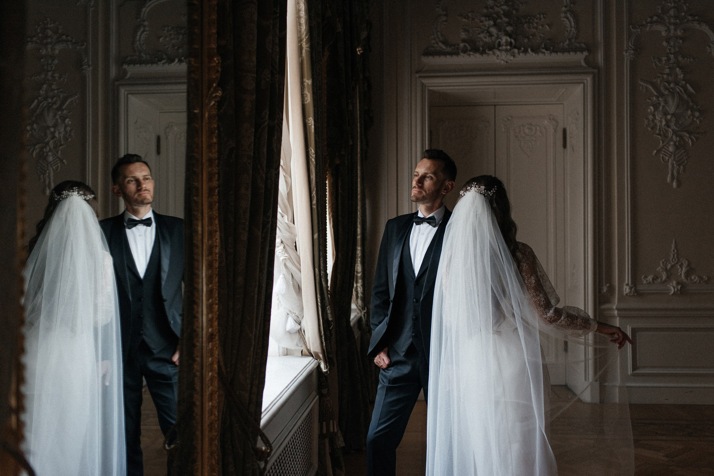 свадебная фотосессия в особняке Трубецких-Нарышкиных