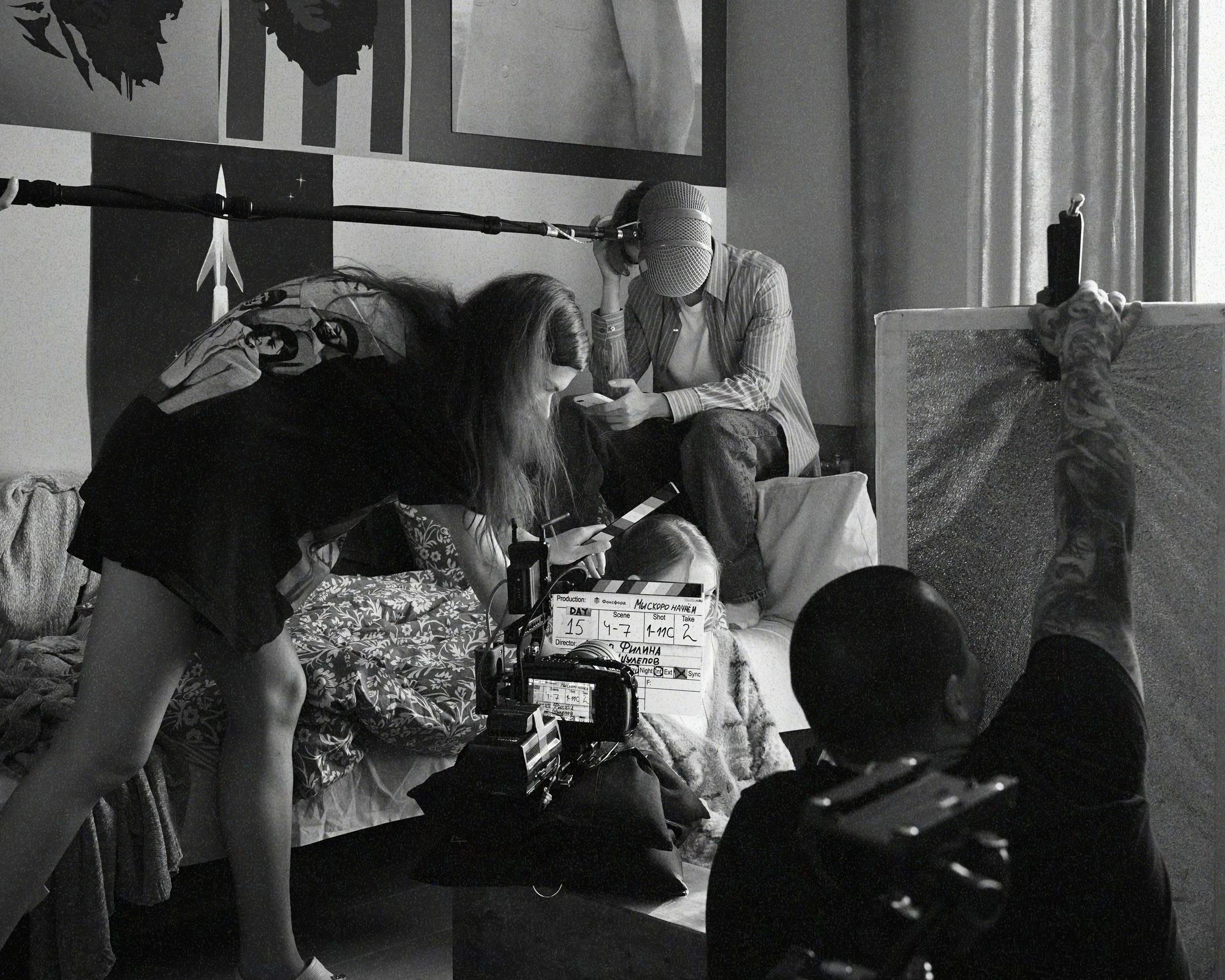 Filming a movie, backstage. Katyavasileva