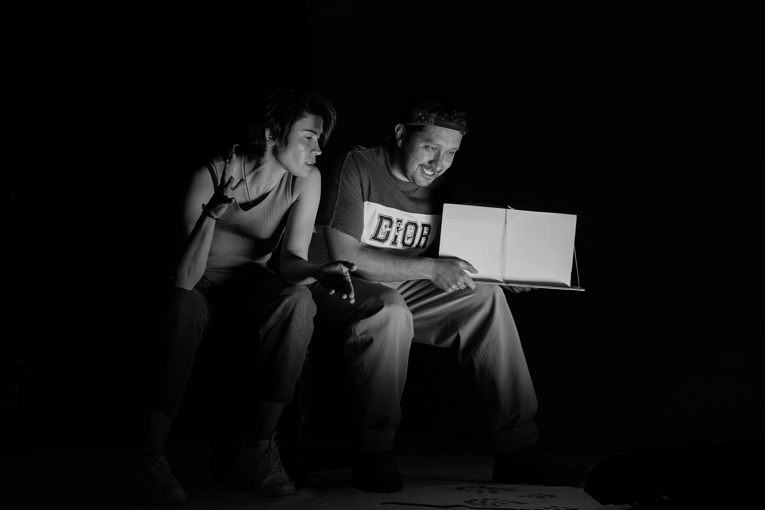 Rehearsal of the play “Mom, who’s that in the picture?”. Katyavasileva