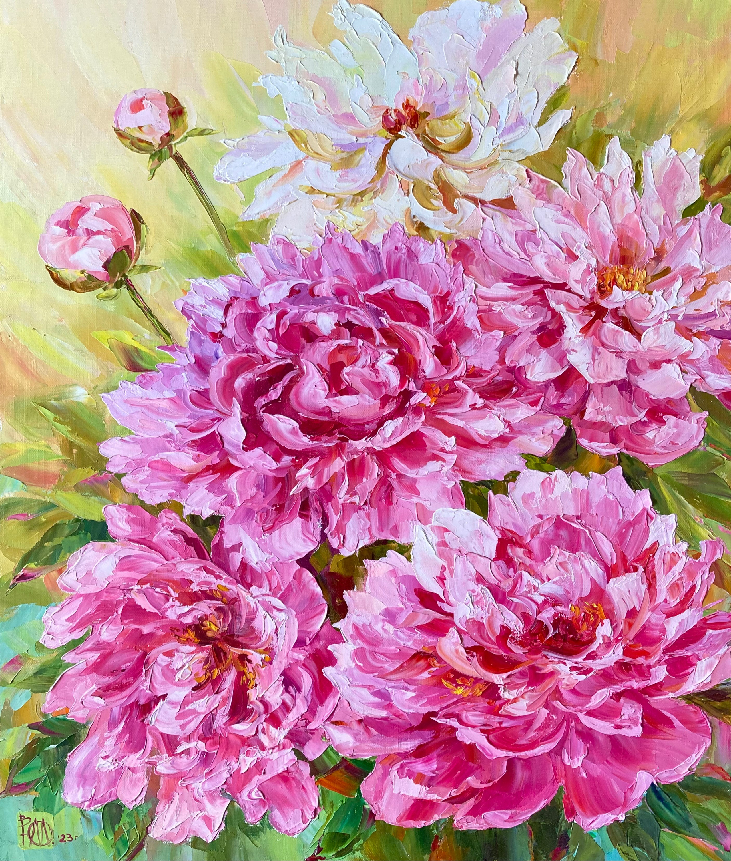 "В теплых июньских лучах", холст/масло, 60х50 см, 2023