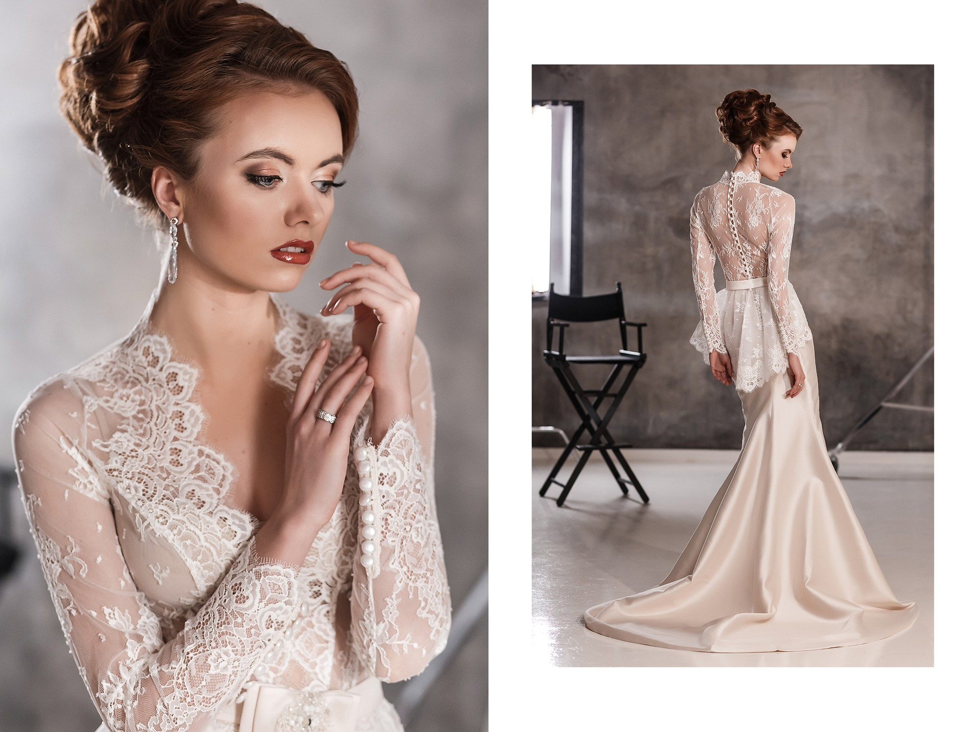 Студийная съемка для салона свадебных платьев L’AVENIR BOUTIQUE и свадебного журнала Bride & Style. Свадебный фотограф в Санкт-Петербурге и Москве Андрей Нестеров