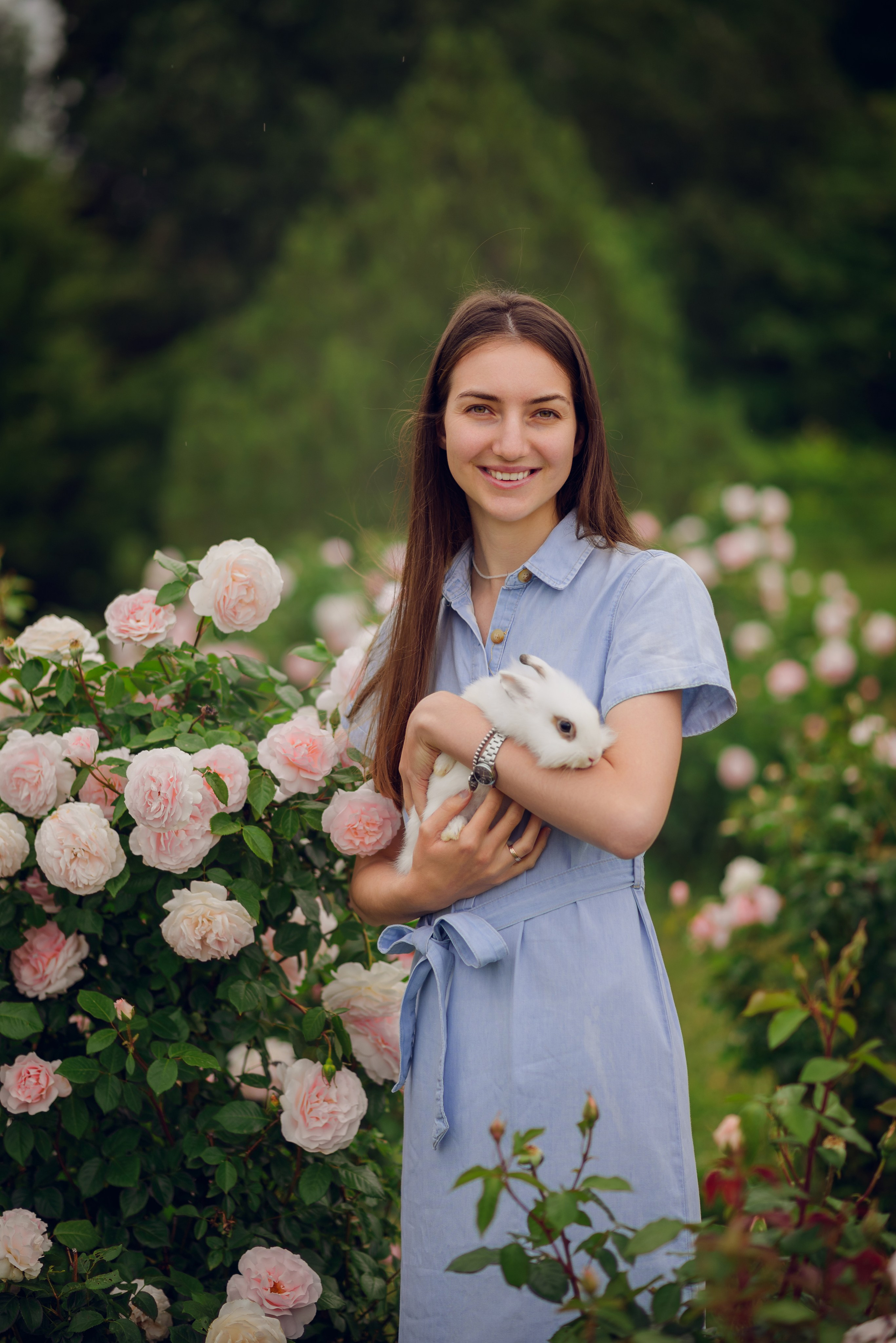 В розах. Семейный фотограф в Краснодаре