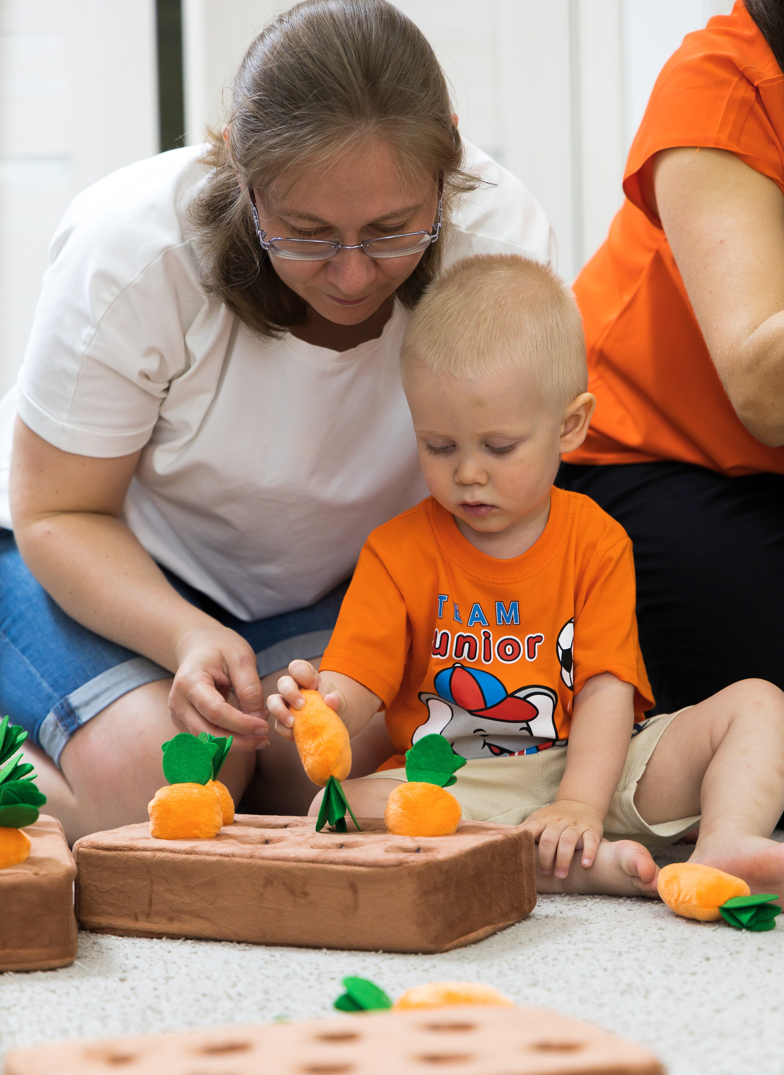 — Оранжевое занятие в Детском клубе «Буквашка» в Жуковском