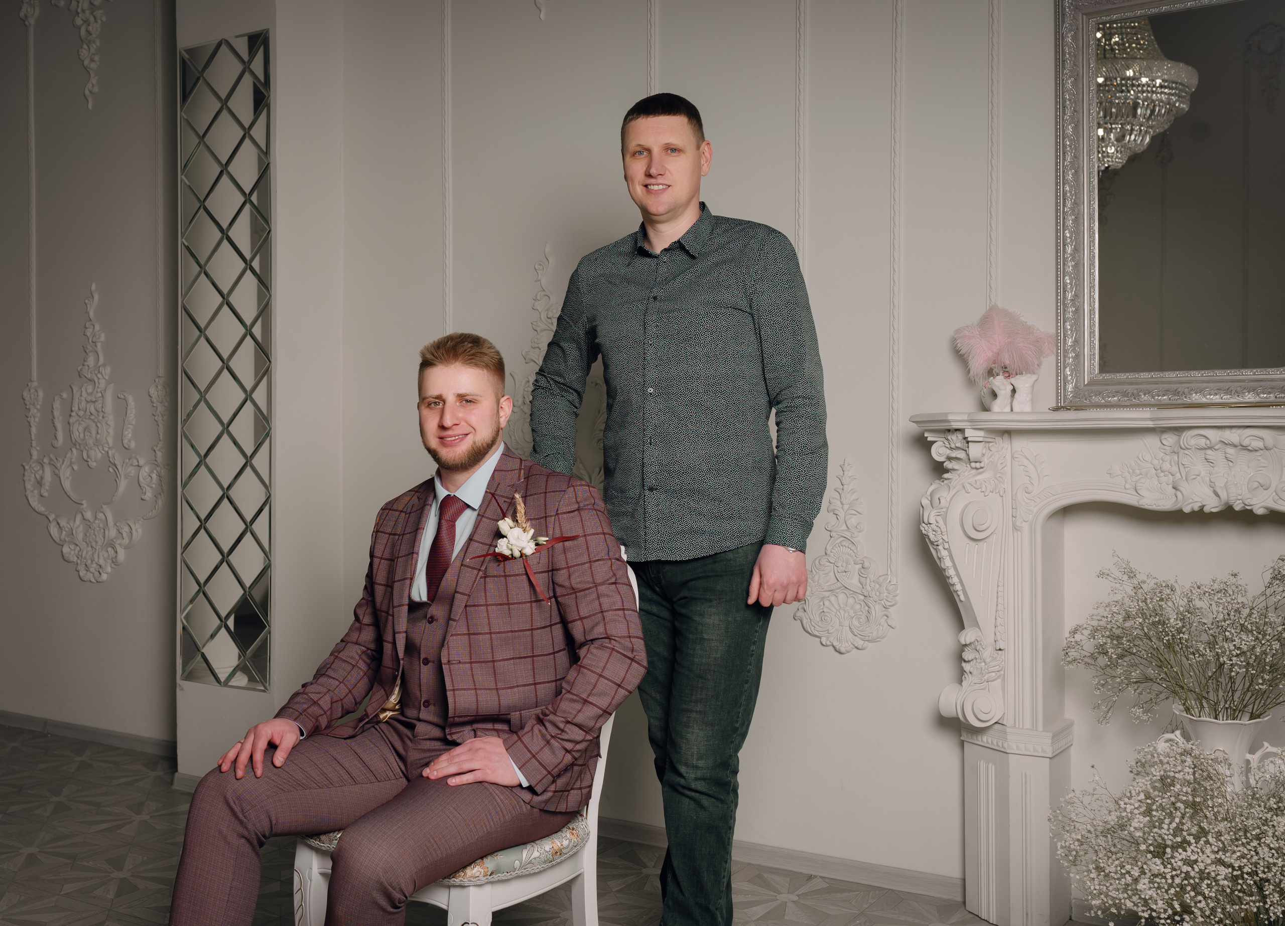 Свадебная фотосессия в студии. Фотограф Ким Наталья в Красноярске