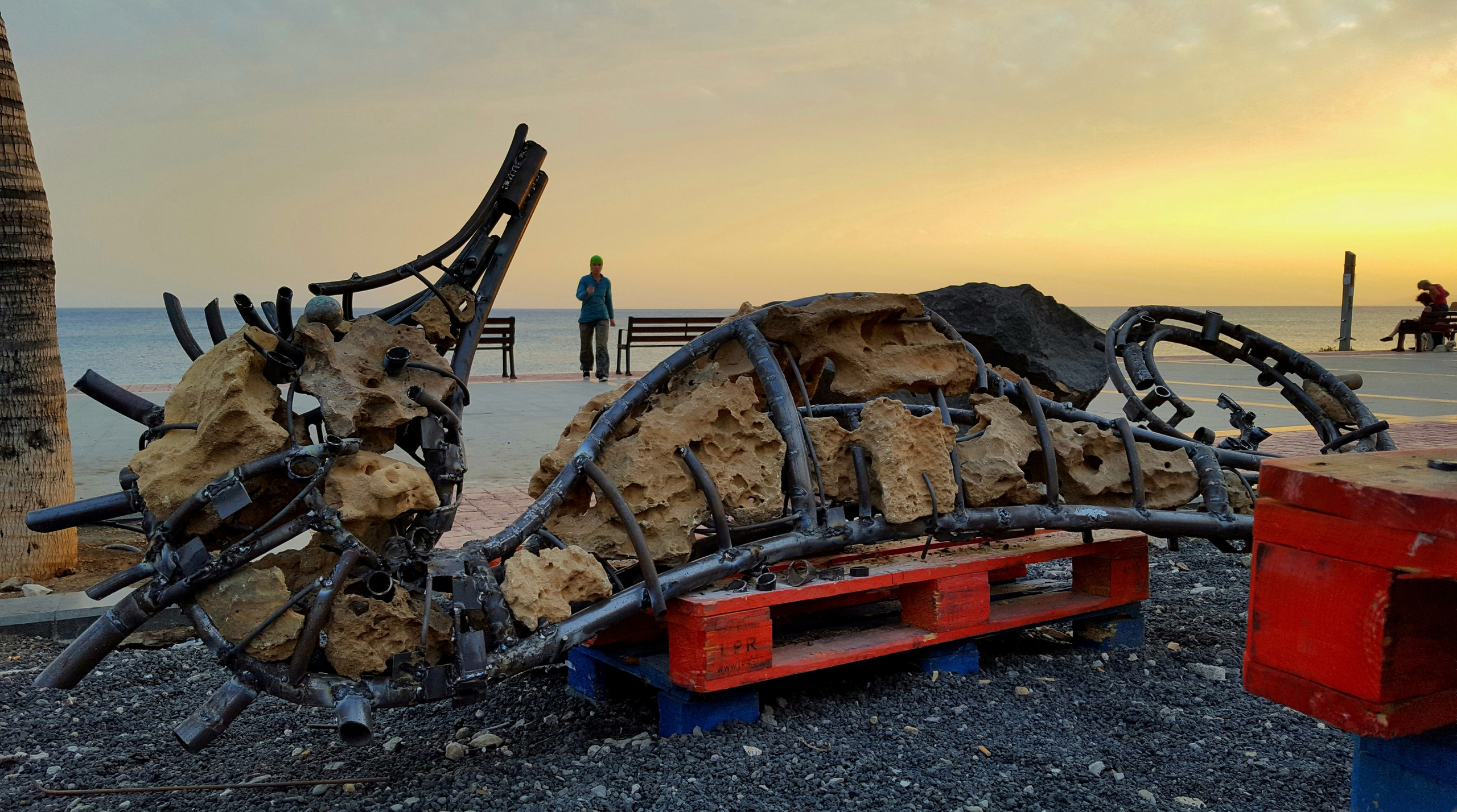 Морской конёк/Испания/Канарские о-ва/ Фуэртевентура/2017. Художник — скульптор Антонина Фатхуллина
