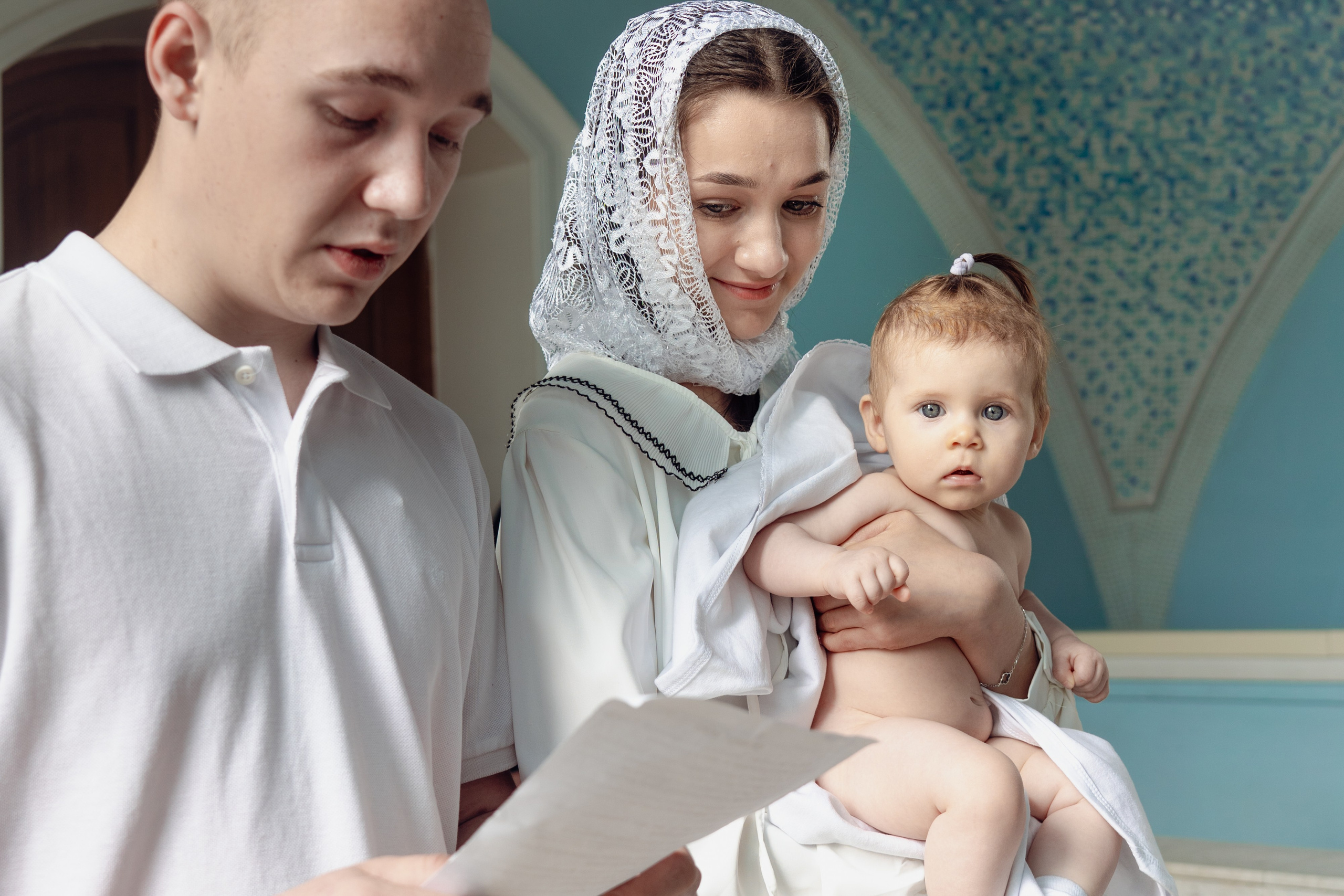 Съёмка таинства крещения. Фотограф в Волгограде и Волжском Анастасия Кальдина