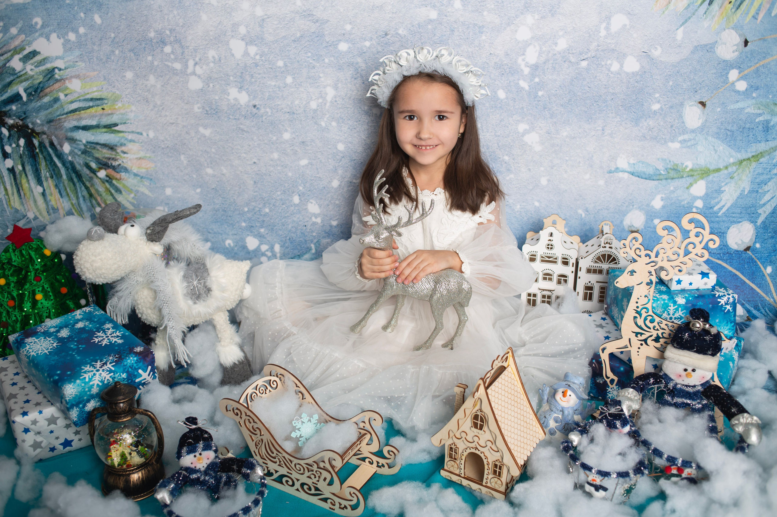 Фотозона в Мкр Красногорский — голубая. Семейный и детский фотограф в Москве и МО — Александра