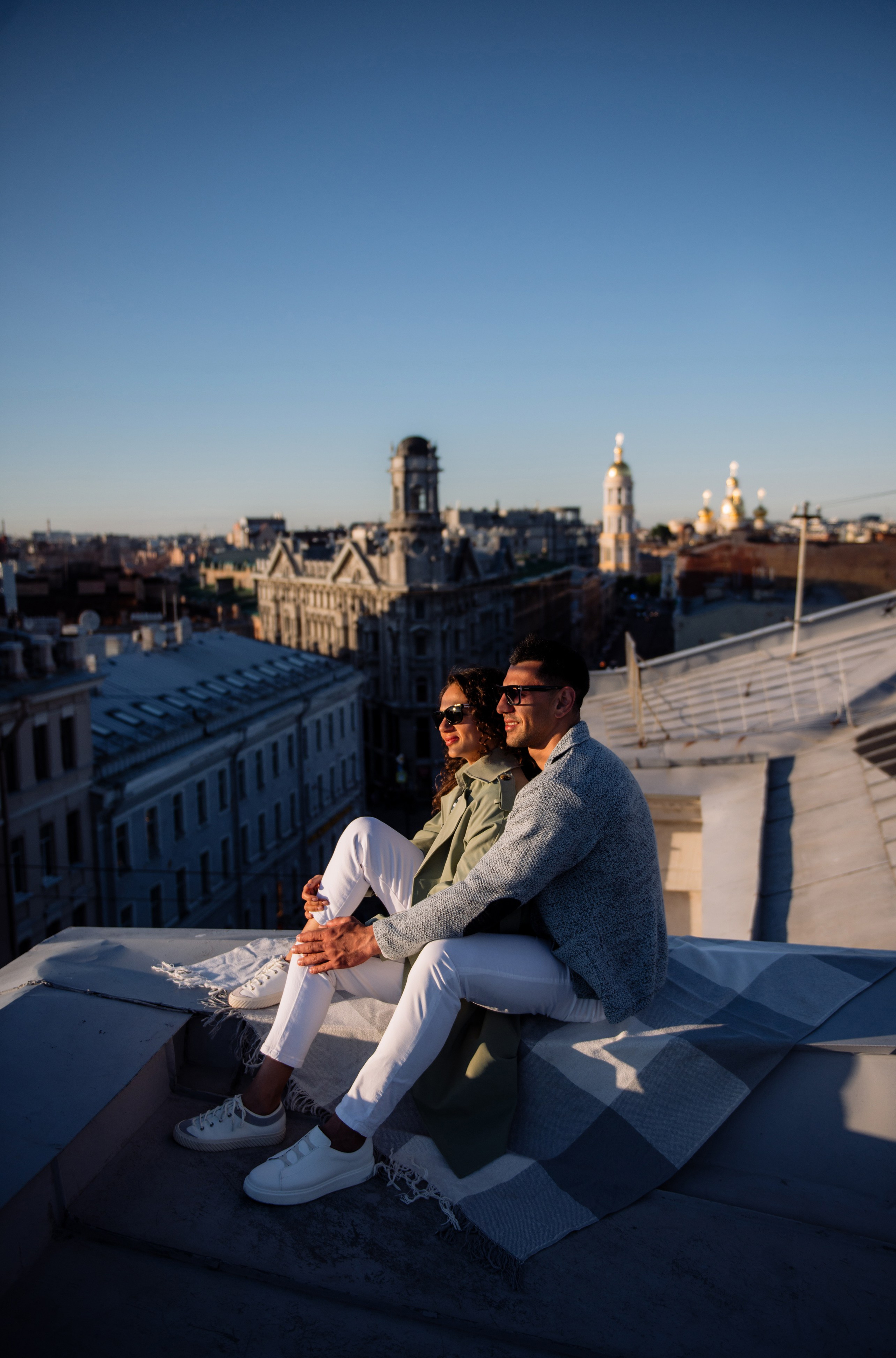 Love story на крышах Питера. Фотограф в Москве Алёна Степутенко