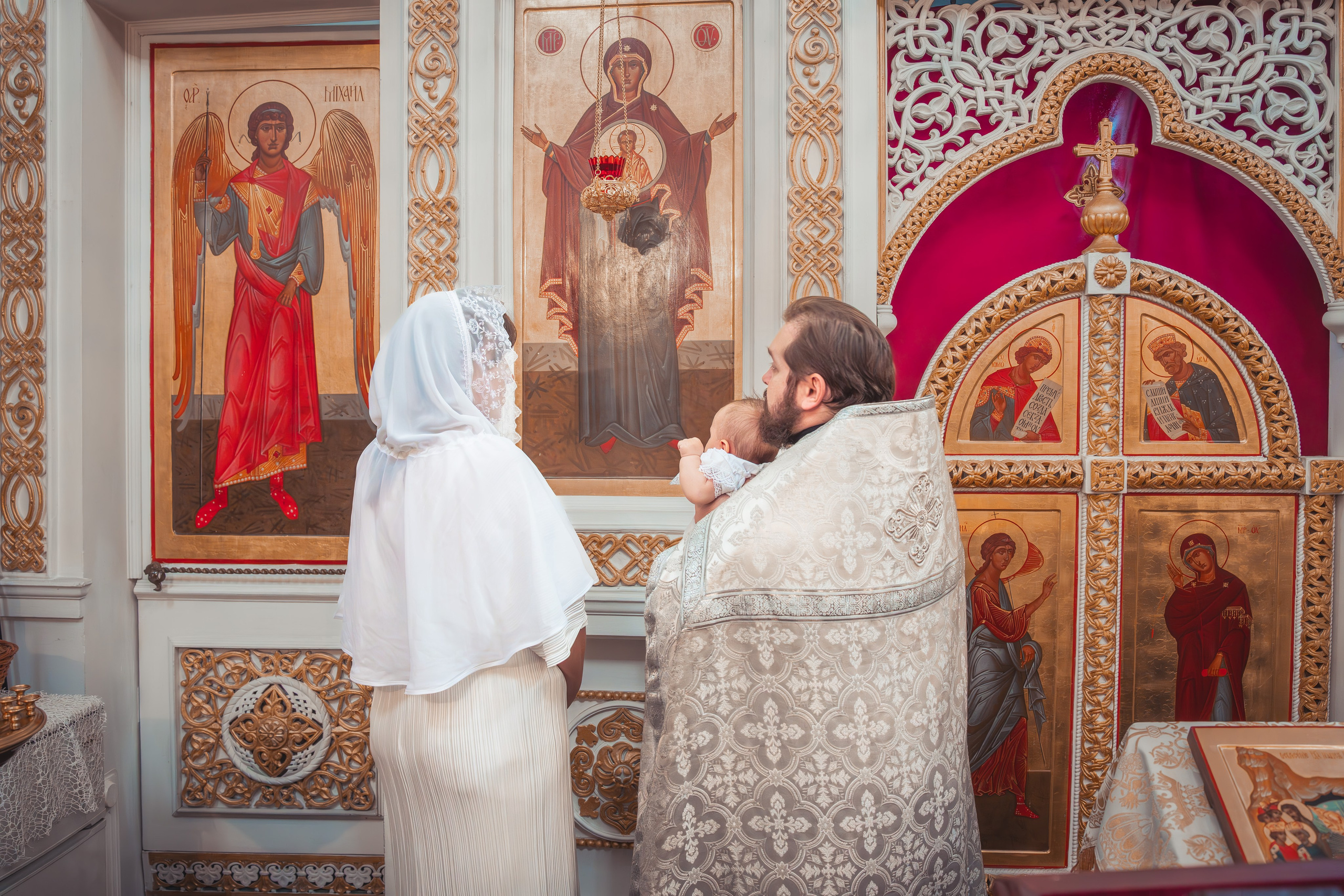 Крещение Анастасии в храме Михаила Тверского. Фотограф Евгений Егоров