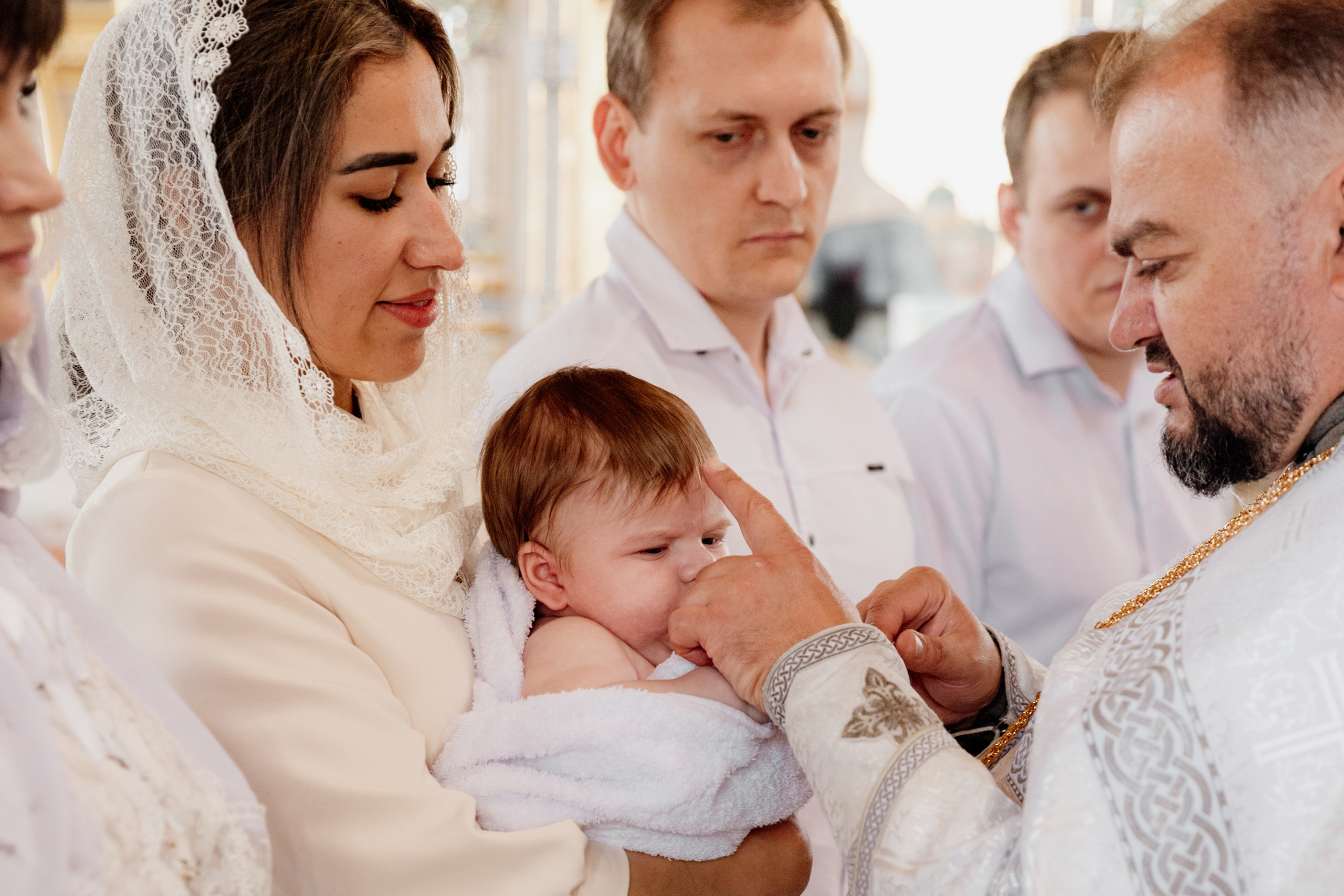 Крещение Ивана. Семейный фотограф документалист в Пензе Лопатинская Татья