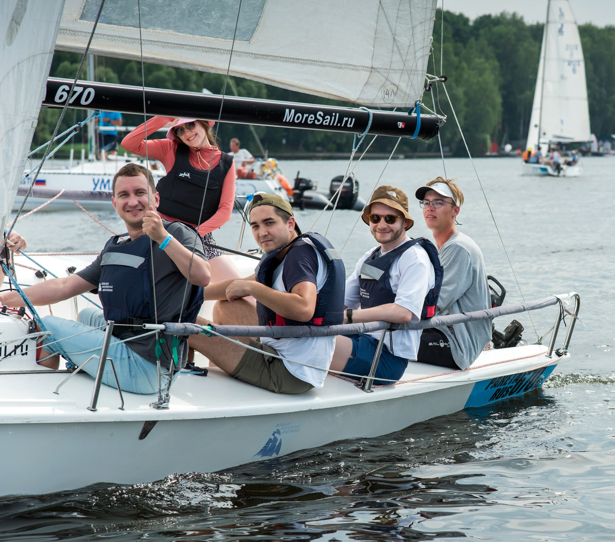Парусная регата. Anzhina1.wfolio.pro