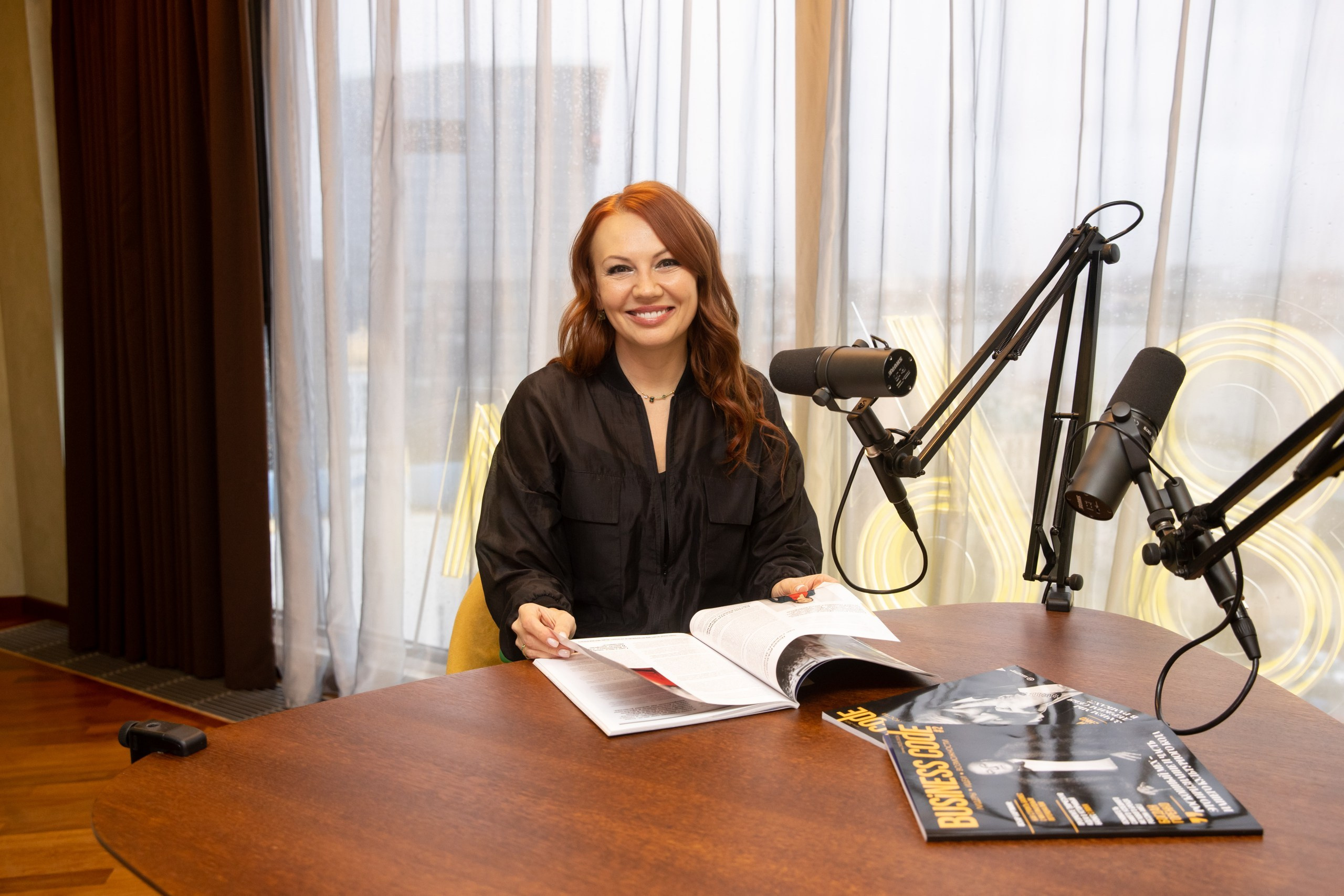 Презентация журнала Business Code на Royal Radio. Портретный фотограф в СПб Ирина Маринина