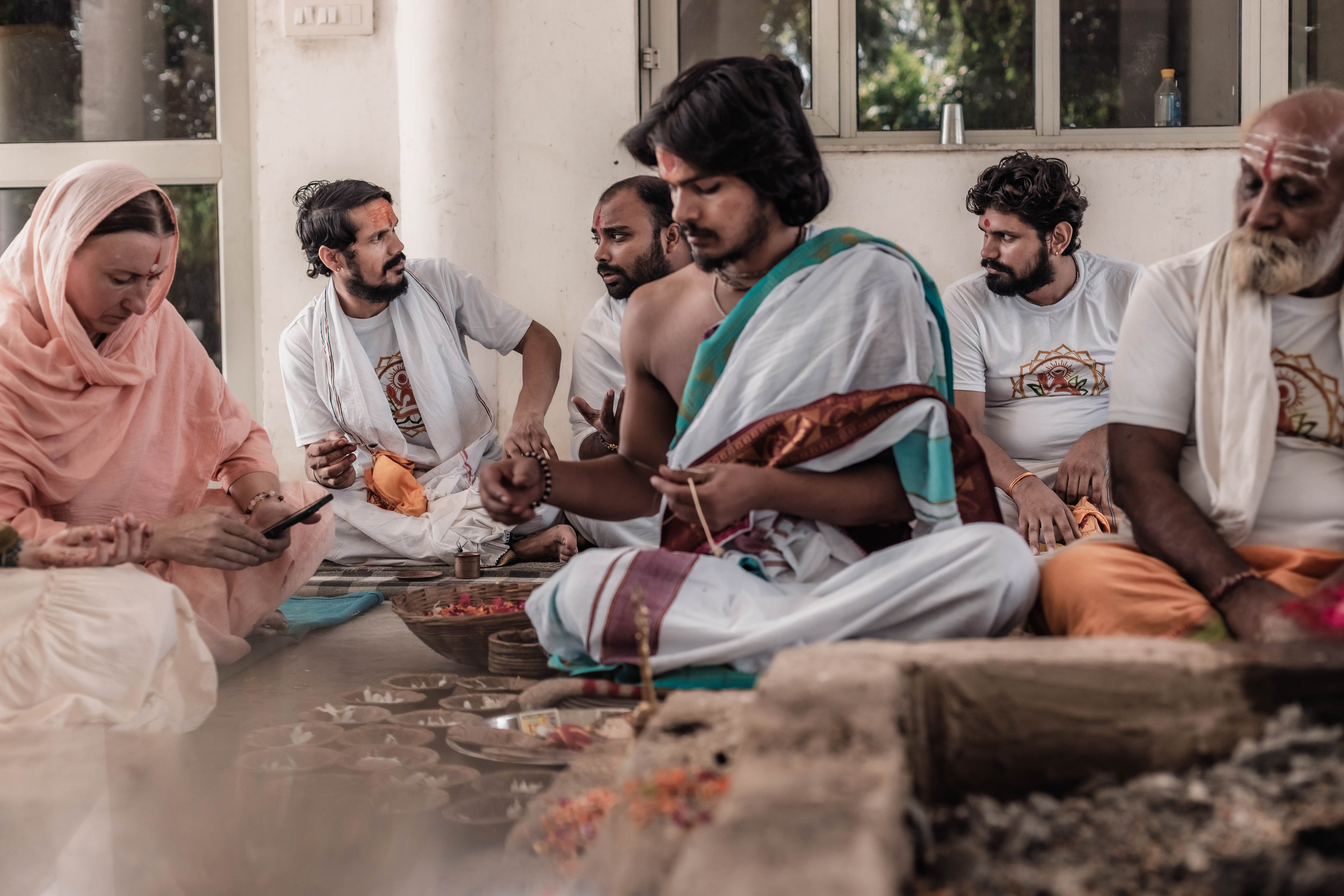 Pitri Paksha yagyas & poojas Devraha Baba ji ashram. Mariam Bagdasaryan