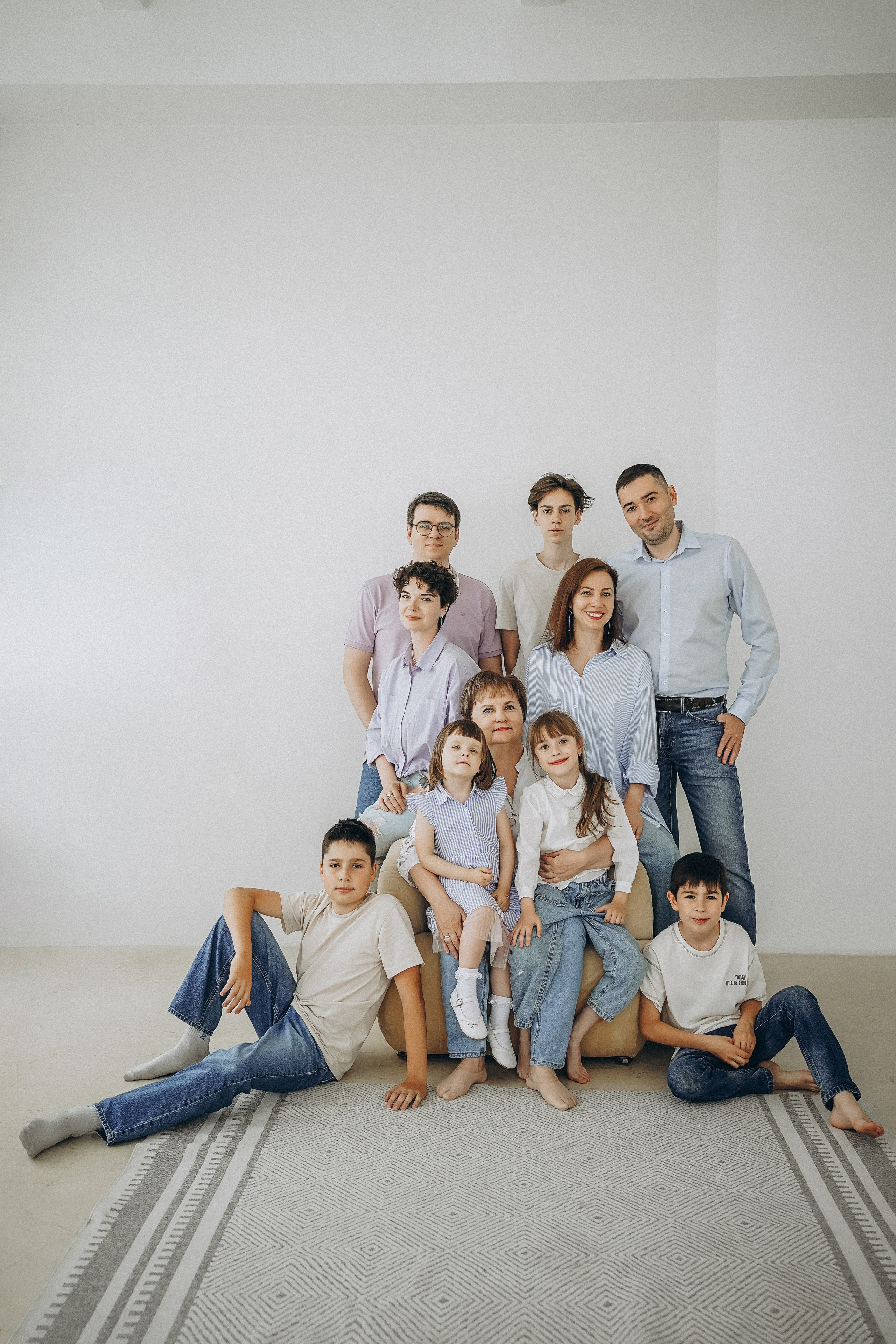 История большой семьи. Фотограф Наталья Колганова