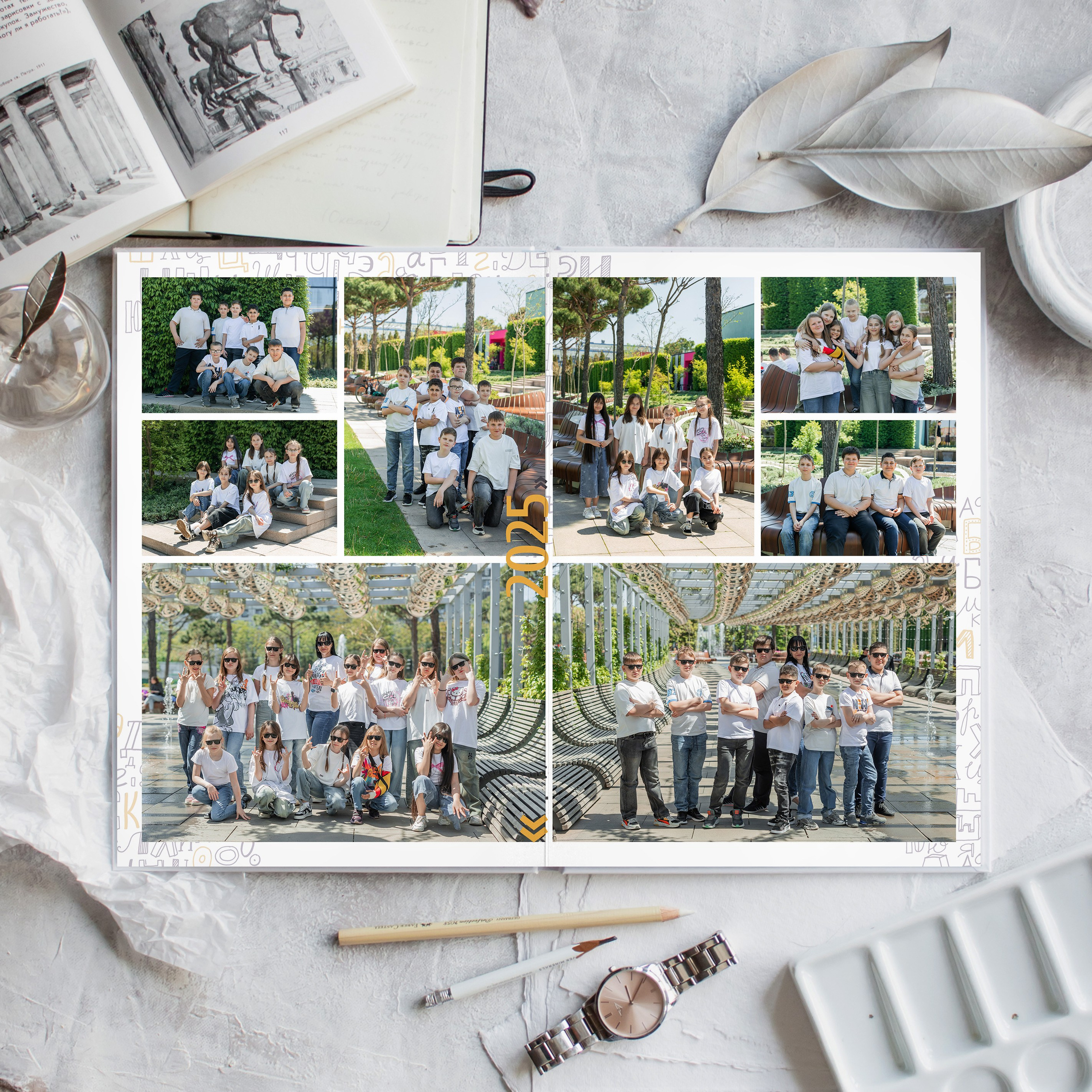 Альбом 4 класса (5 разворотов). ФОТОГРАФ ВЫПУСКНЫХ АЛЬБОМОВ в Краснодаре Ворчик Татьяна