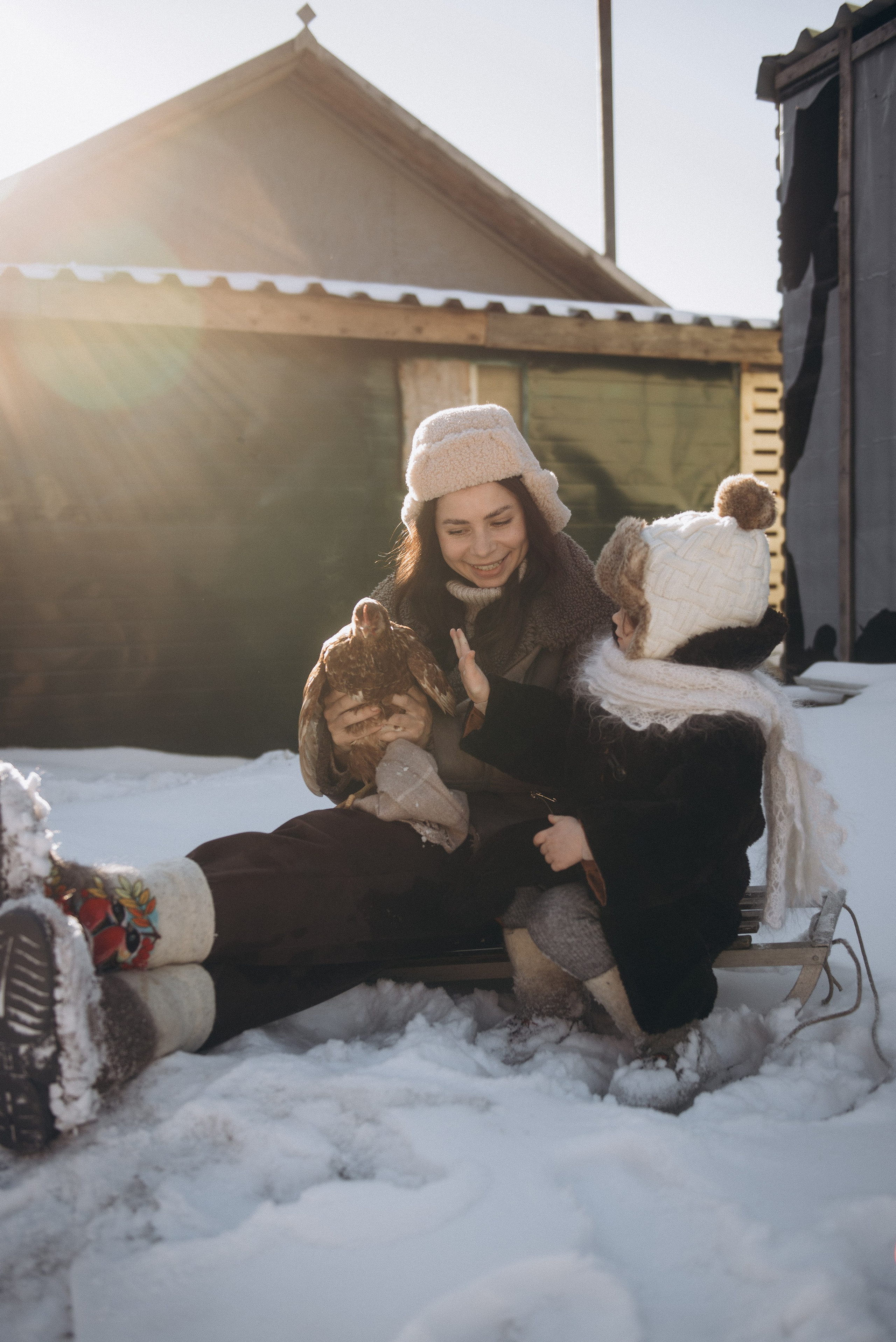 Женя и Анюта. Ирина Метелица фотограф на Шикотане