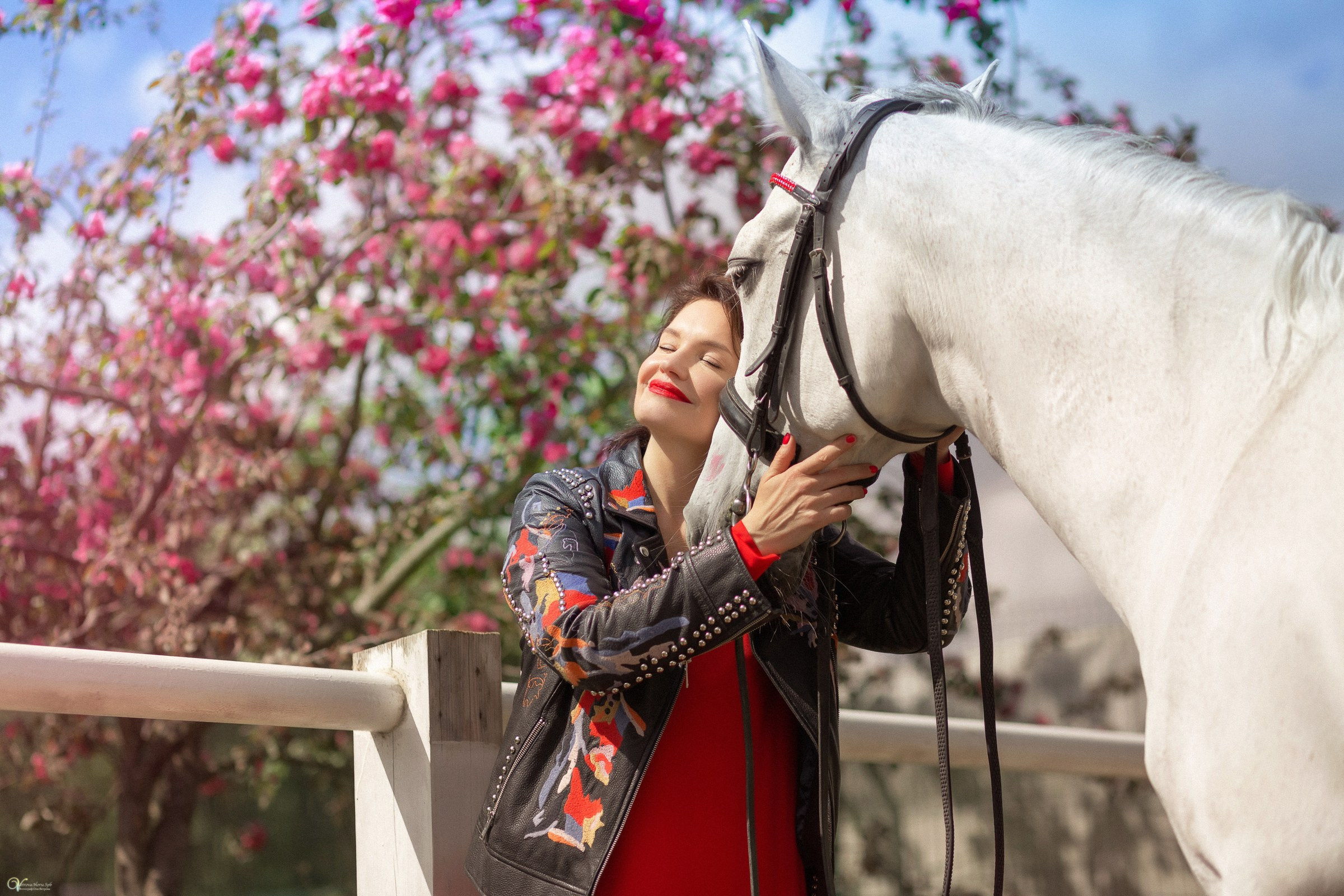 Галина и ее лошадь Сказка. Фотограф женский и мужской портрет Санкт-Петербург
