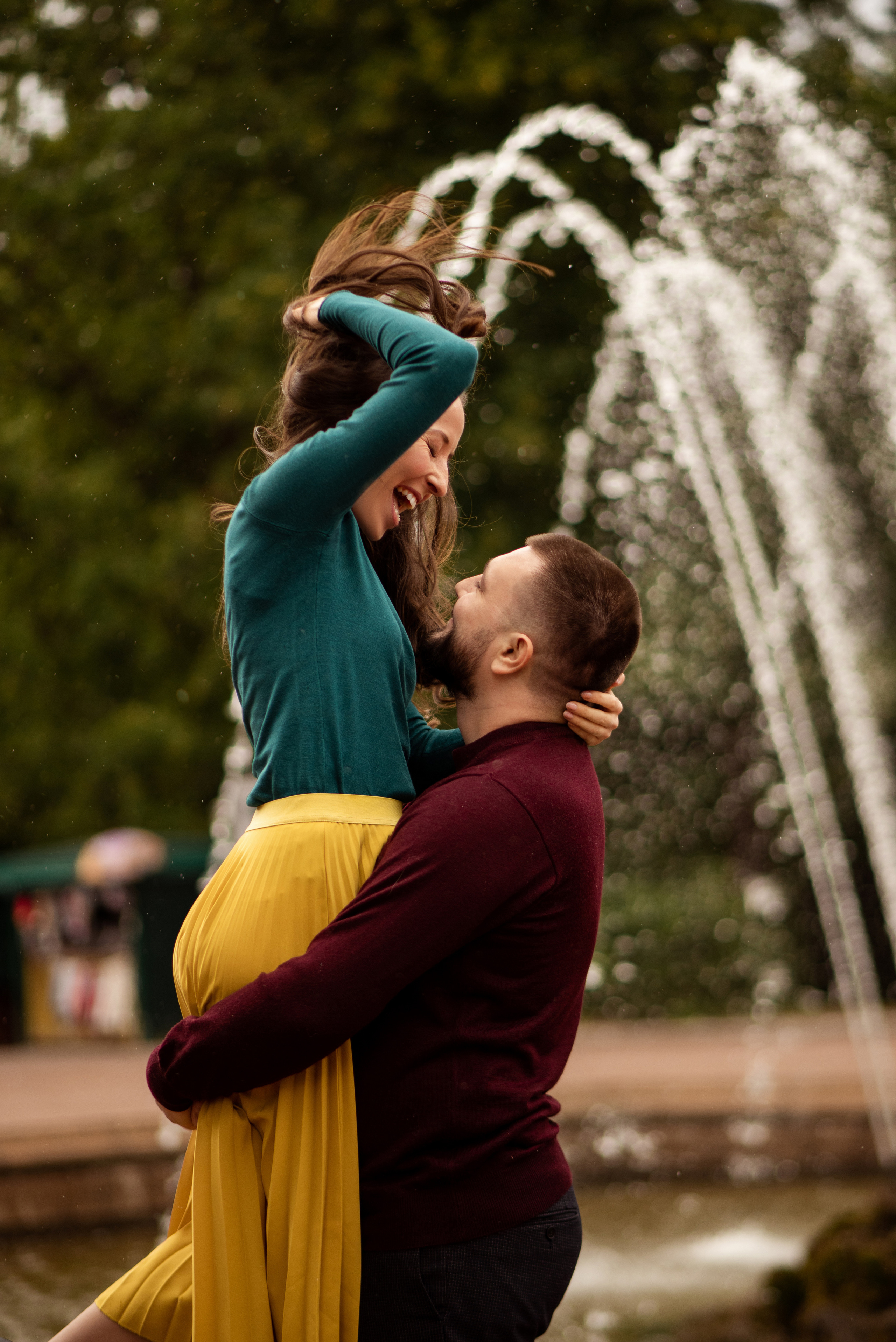 Годовщина свадьбы в Петергофе. Свадебный и семейный фотограф в СПб Валерия Фомичева