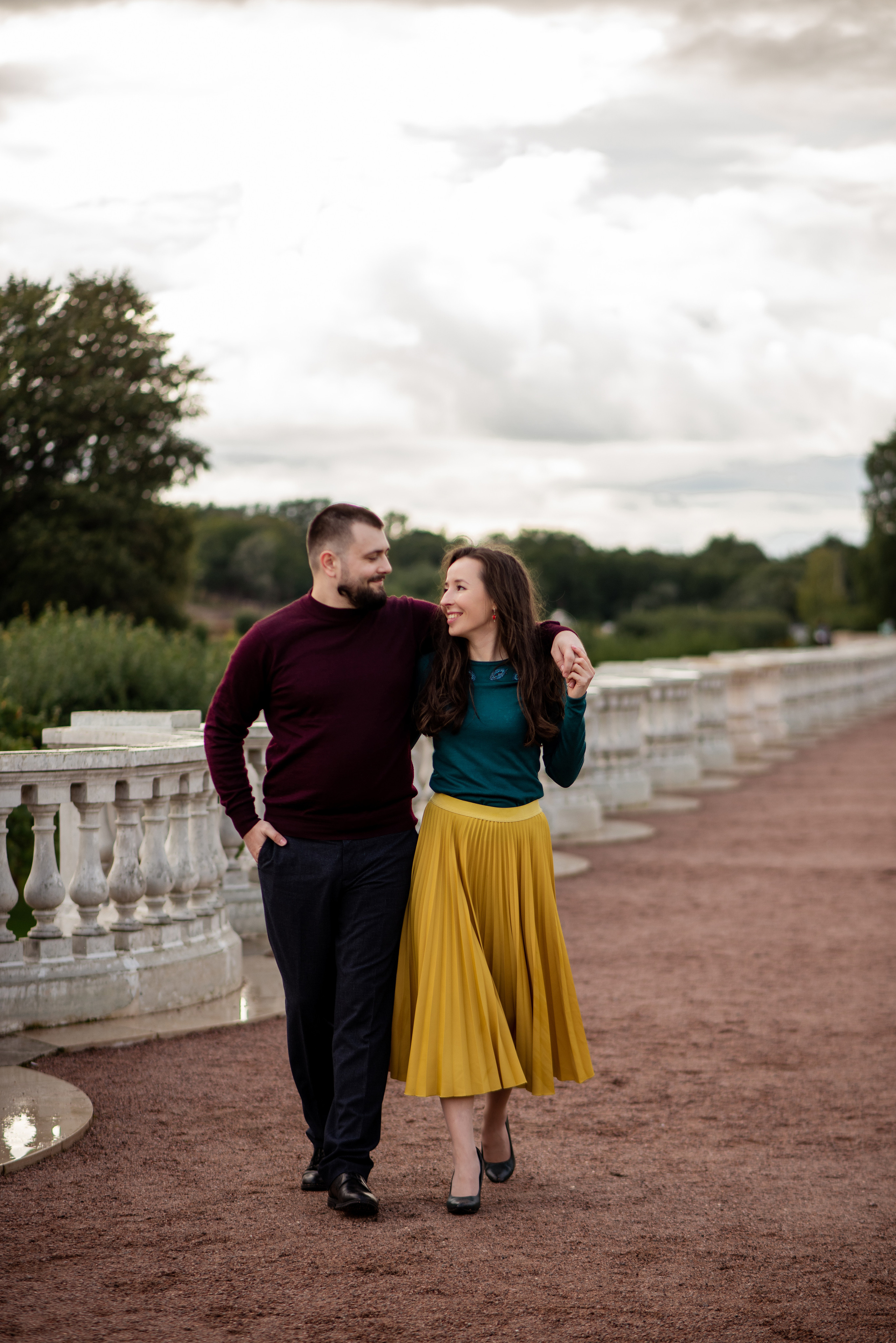 Годовщина свадьбы в Петергофе. Свадебный и семейный фотограф в СПб Валерия Фомичева
