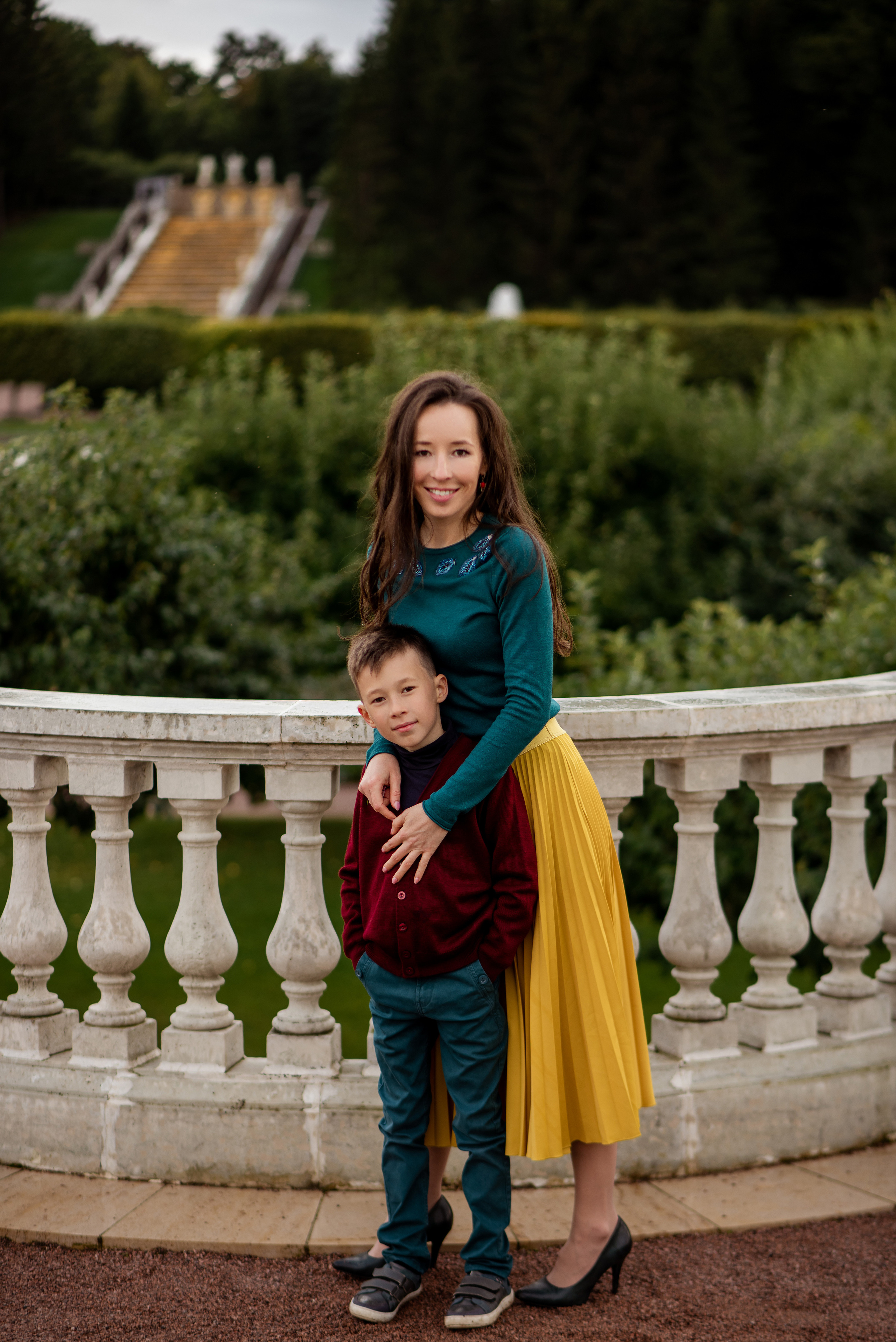 Годовщина свадьбы в Петергофе. Свадебный и семейный фотограф в СПб Валерия Фомичева