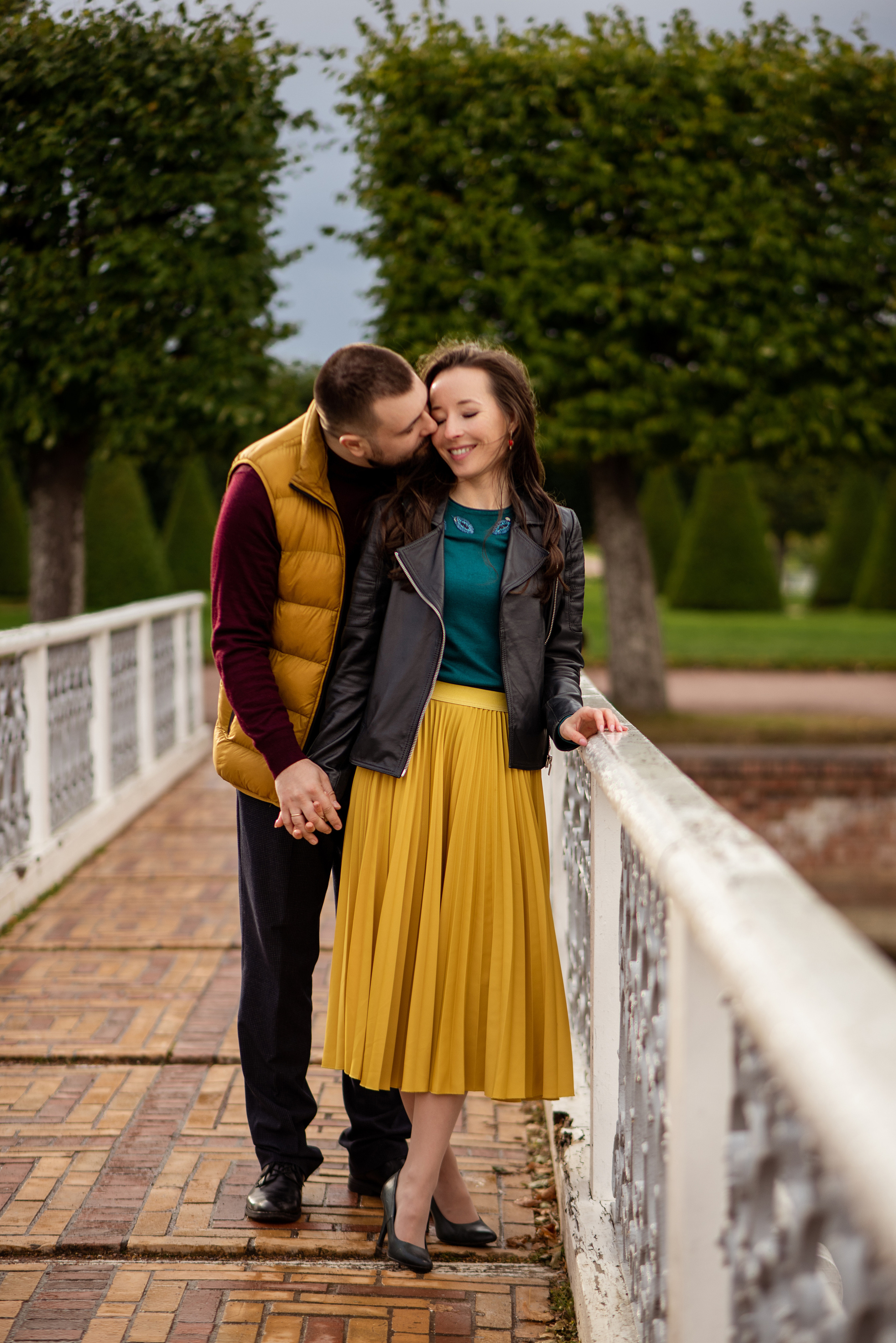 Годовщина свадьбы в Петергофе. Свадебный и семейный фотограф в СПб Валерия Фомичева