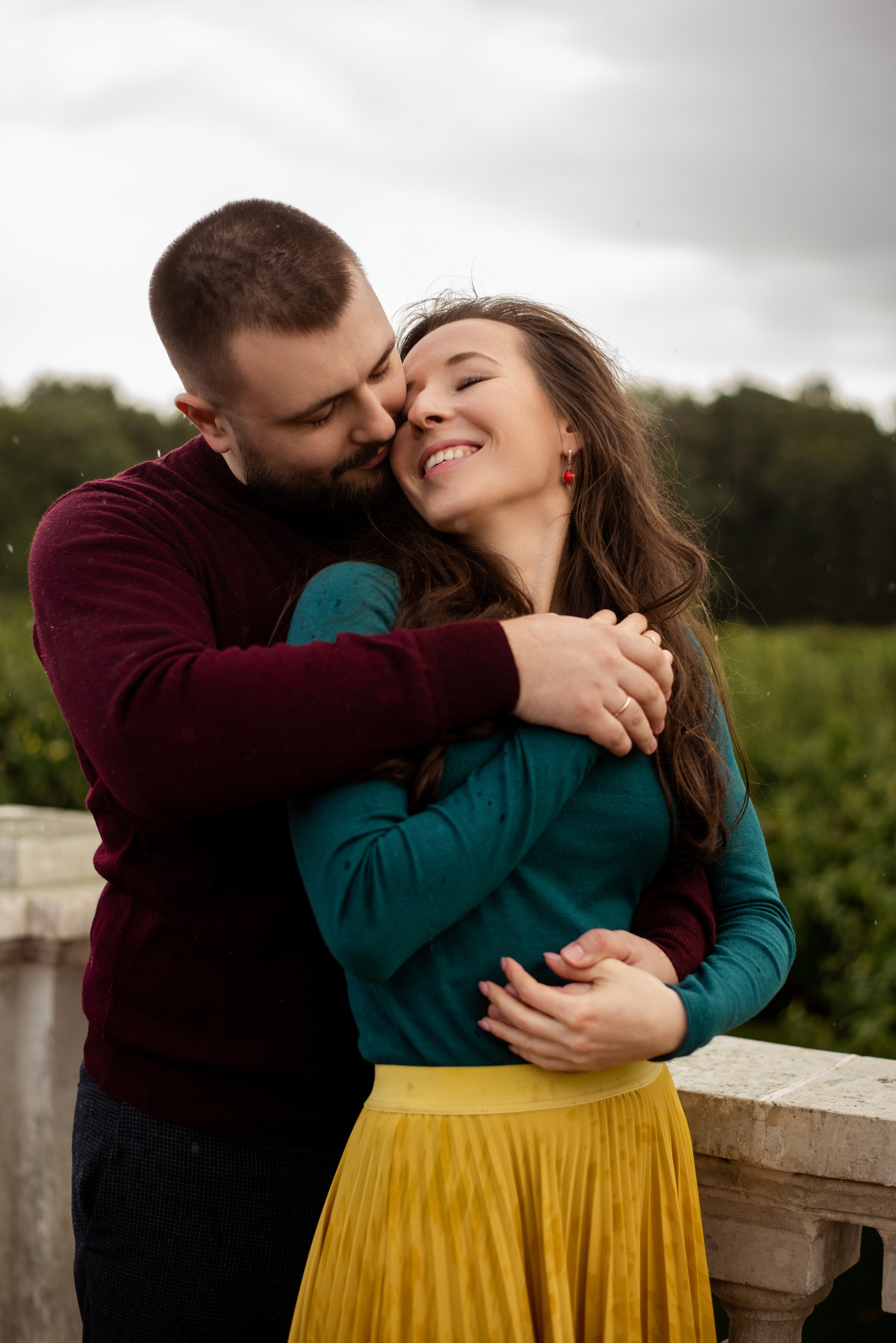 Годовщина свадьбы в Петергофе. Свадебный и семейный фотограф в СПб Валерия Фомичева
