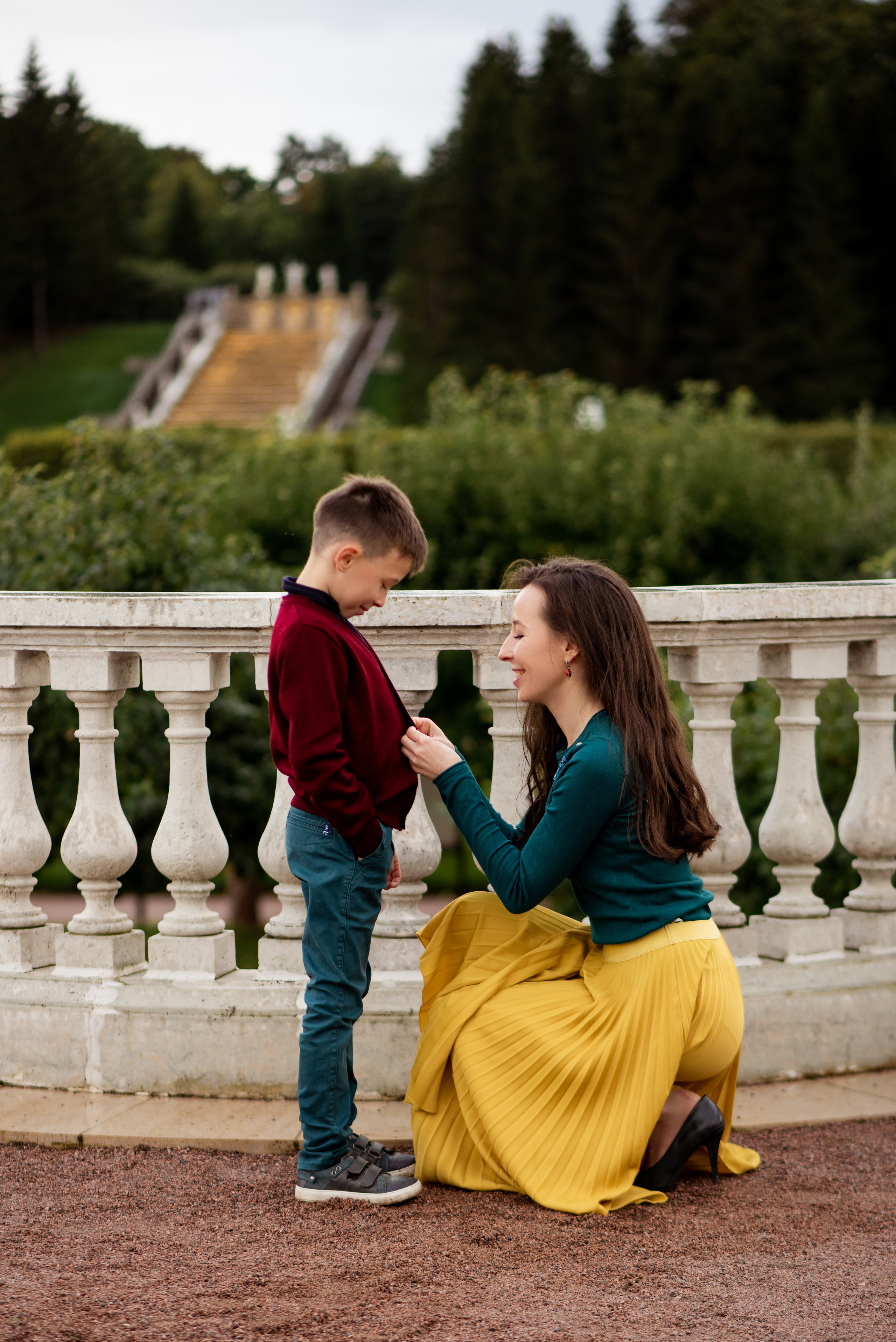 Годовщина свадьбы в Петергофе. Свадебный и семейный фотограф в СПб Валерия Фомичева