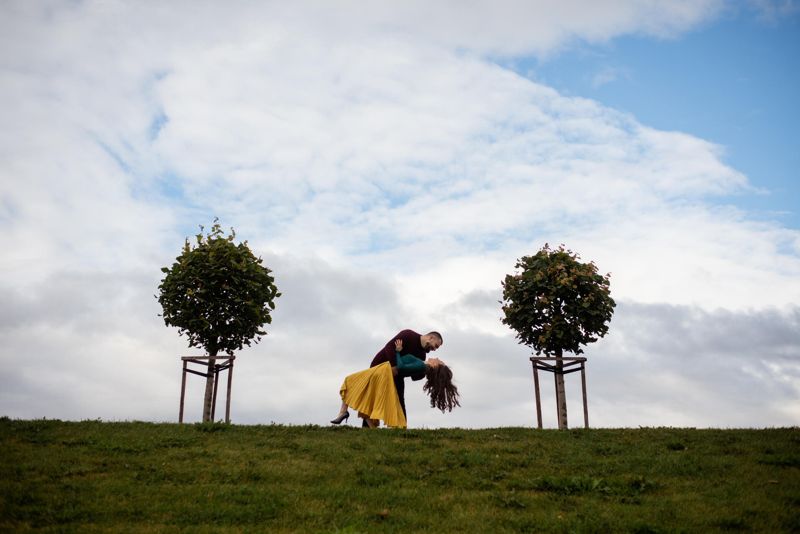 Годовщина свадьбы в Петергофе. Свадебный и семейный фотограф в СПб Валерия Фомичева