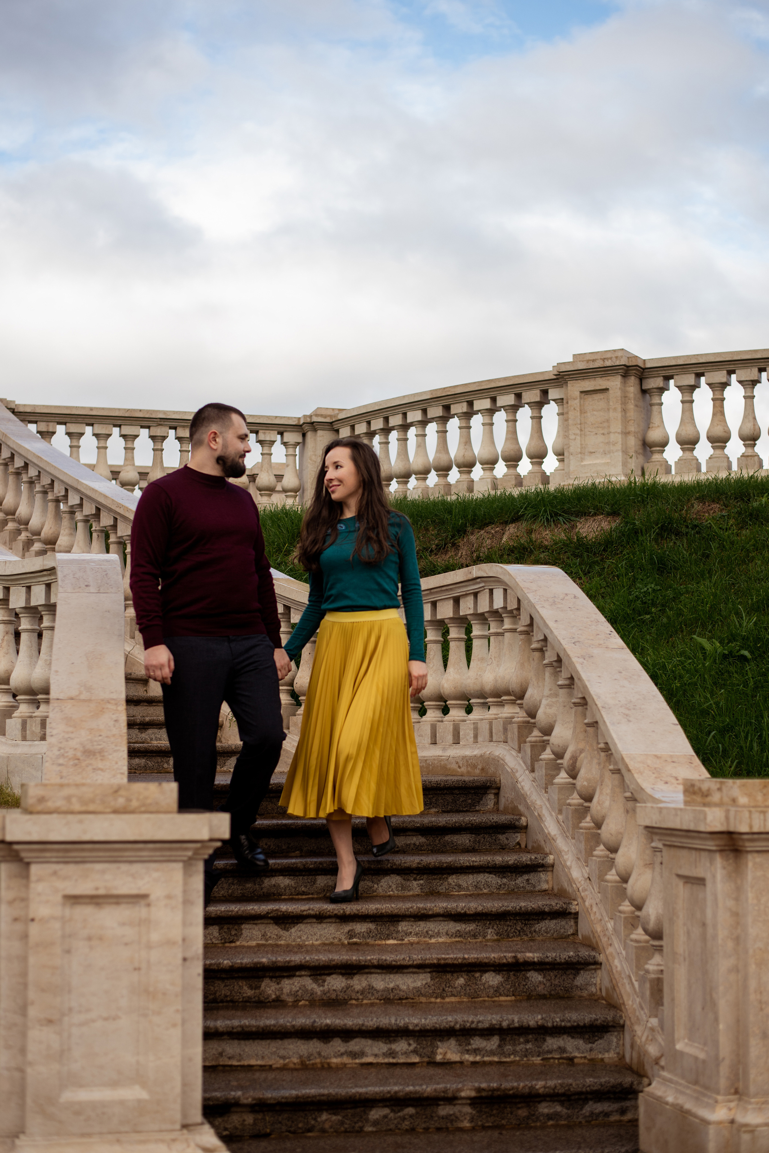 Годовщина свадьбы в Петергофе. Свадебный и семейный фотограф в СПб Валерия Фомичева