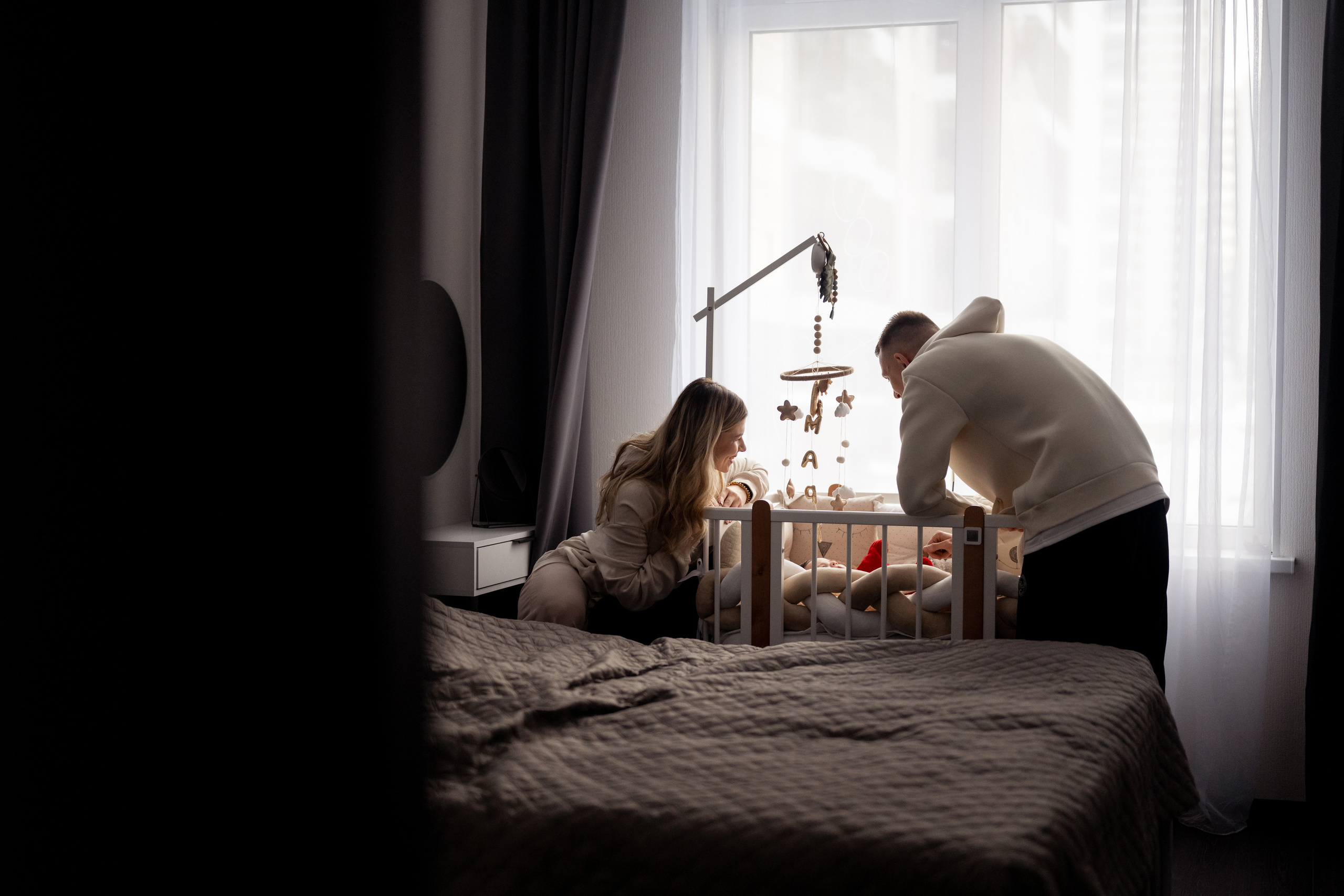 Домашняя фотосессия. Лера, Антон и Марк. Свадебный и семейный фотограф в СПб Валерия Фомичева