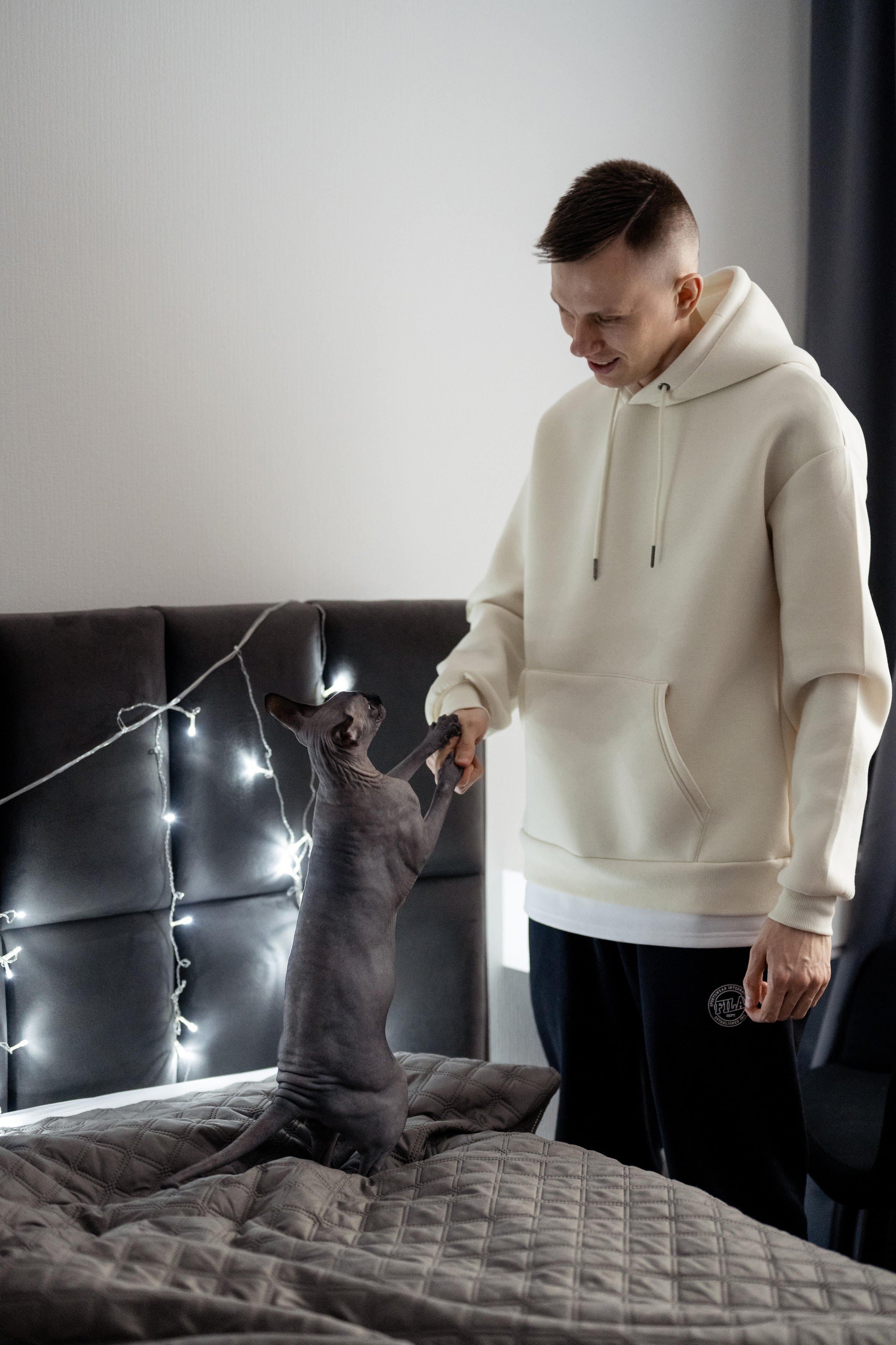 Домашняя фотосессия. Лера, Антон и Марк. Свадебный и семейный фотограф в СПб Валерия Фомичева