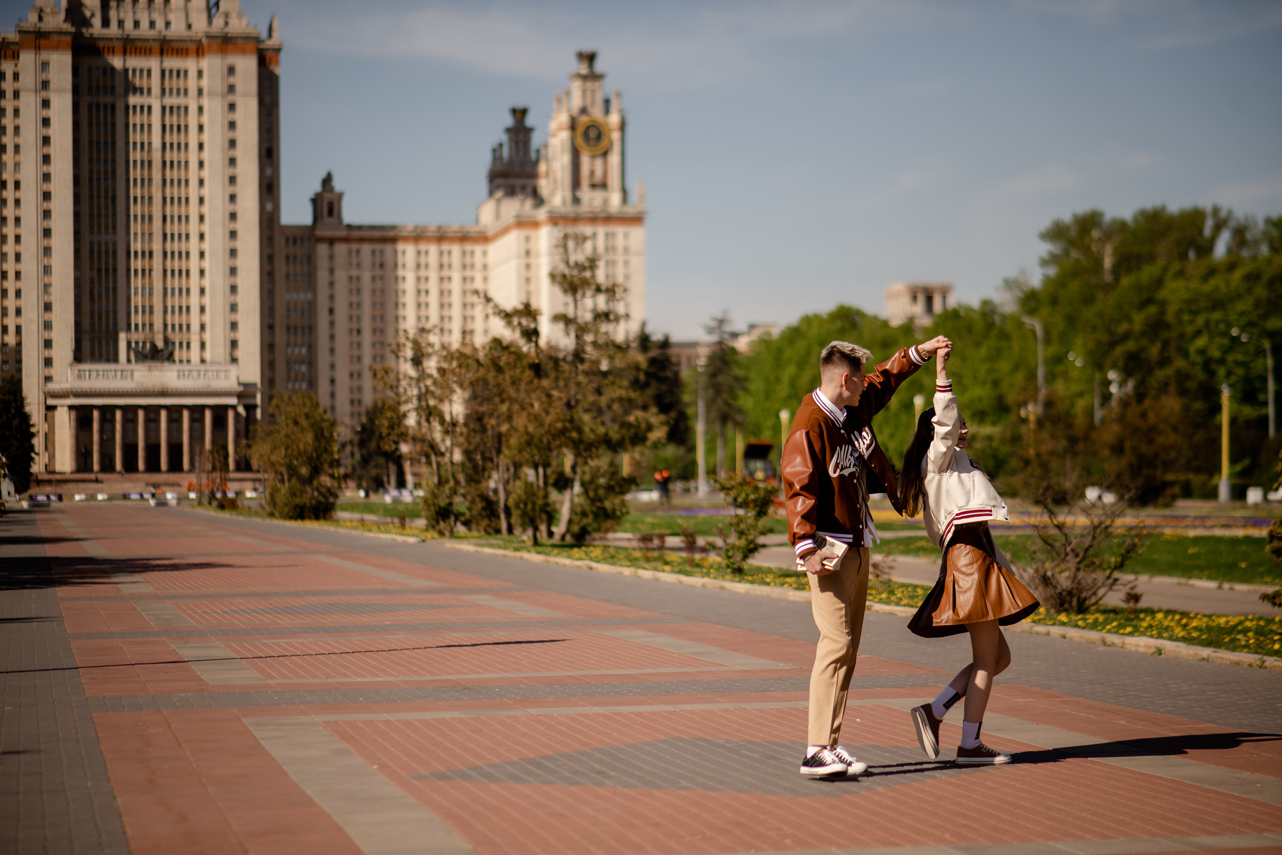 Прогулка у МГУ. Свадебный и семейный фотограф в СПб Валерия Фомичева