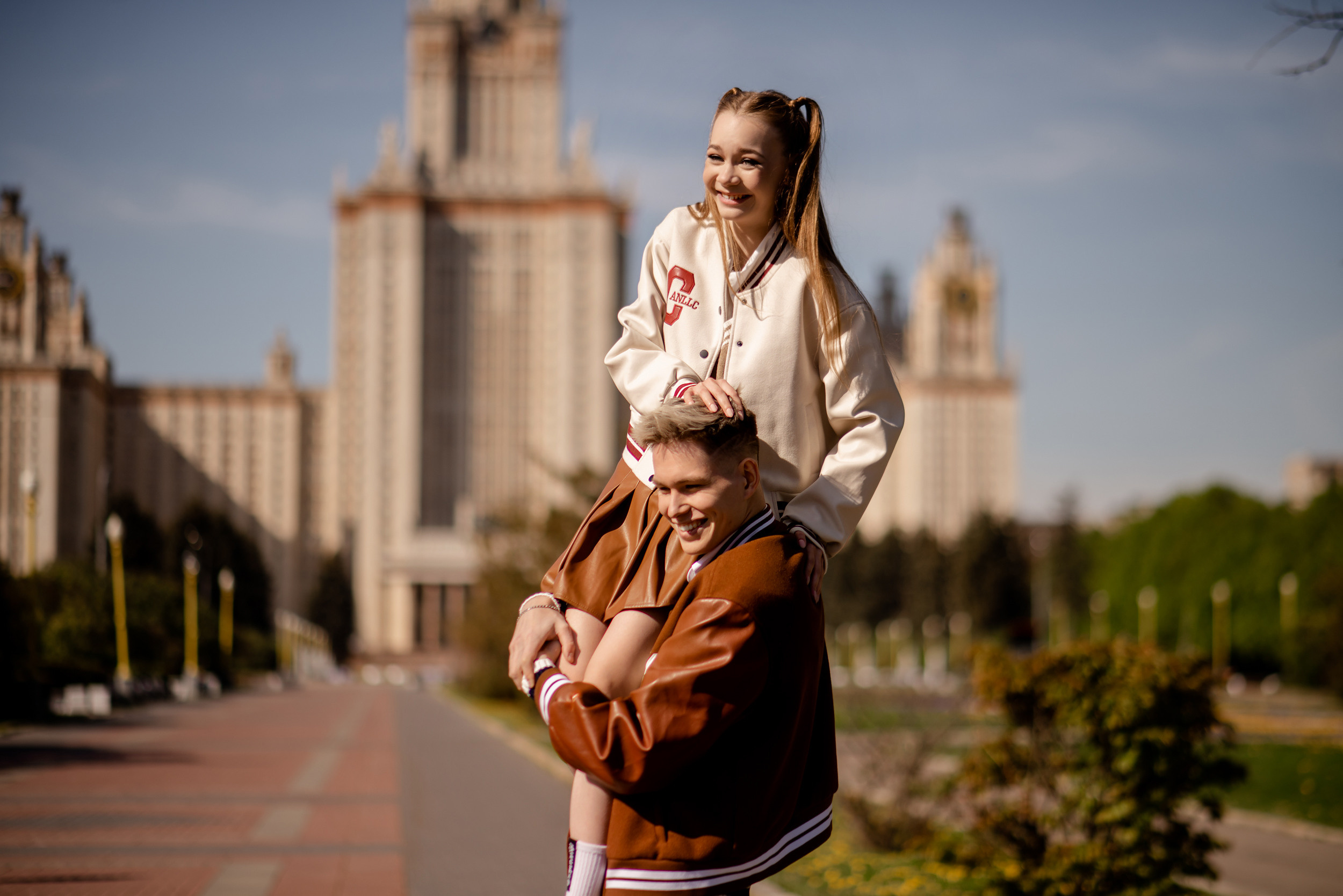 Прогулка у МГУ. Свадебный и семейный фотограф в СПб Валерия Фомичева