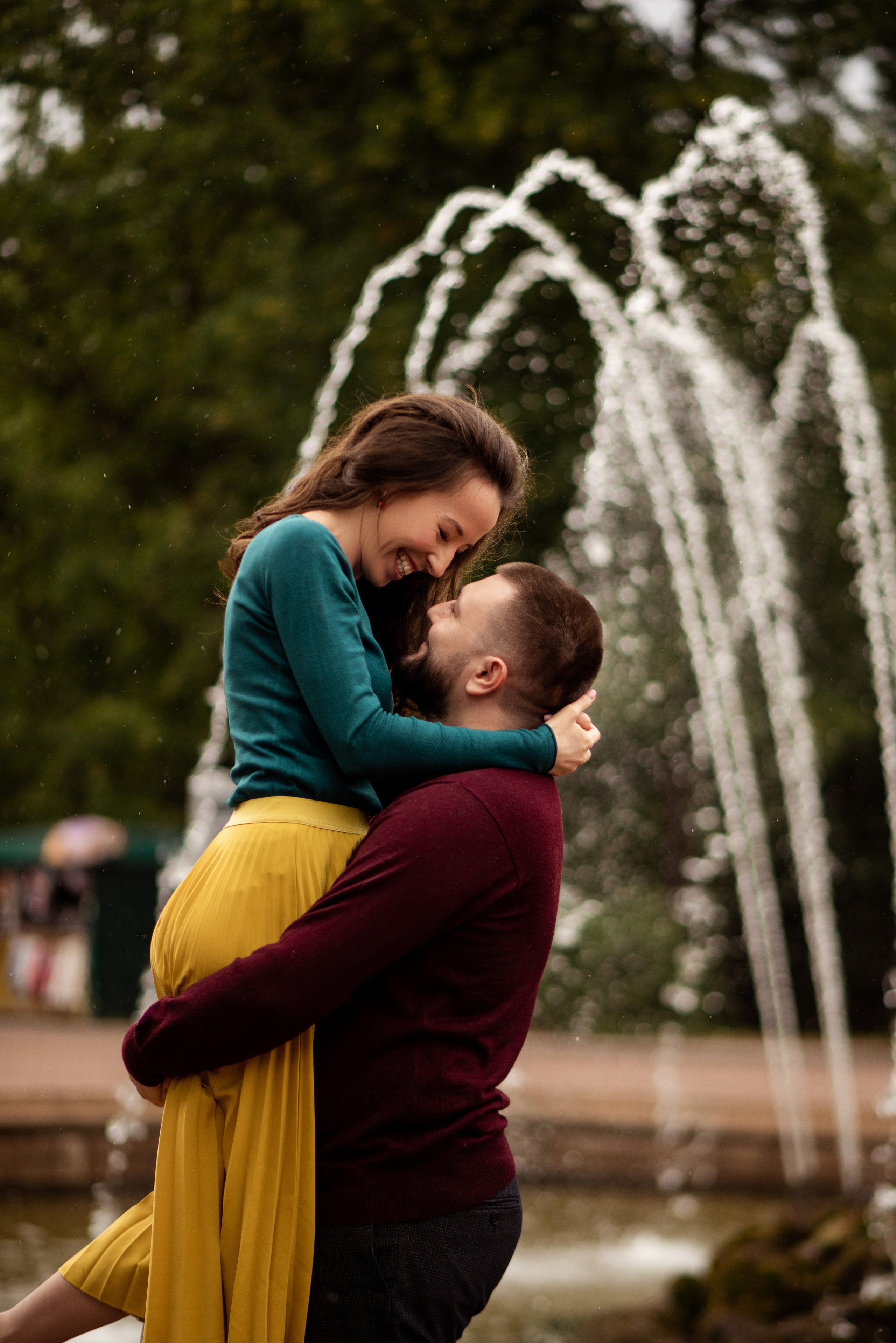 Годовщина свадьбы в Петергофе. Свадебный и семейный фотограф в СПб Валерия Фомичева