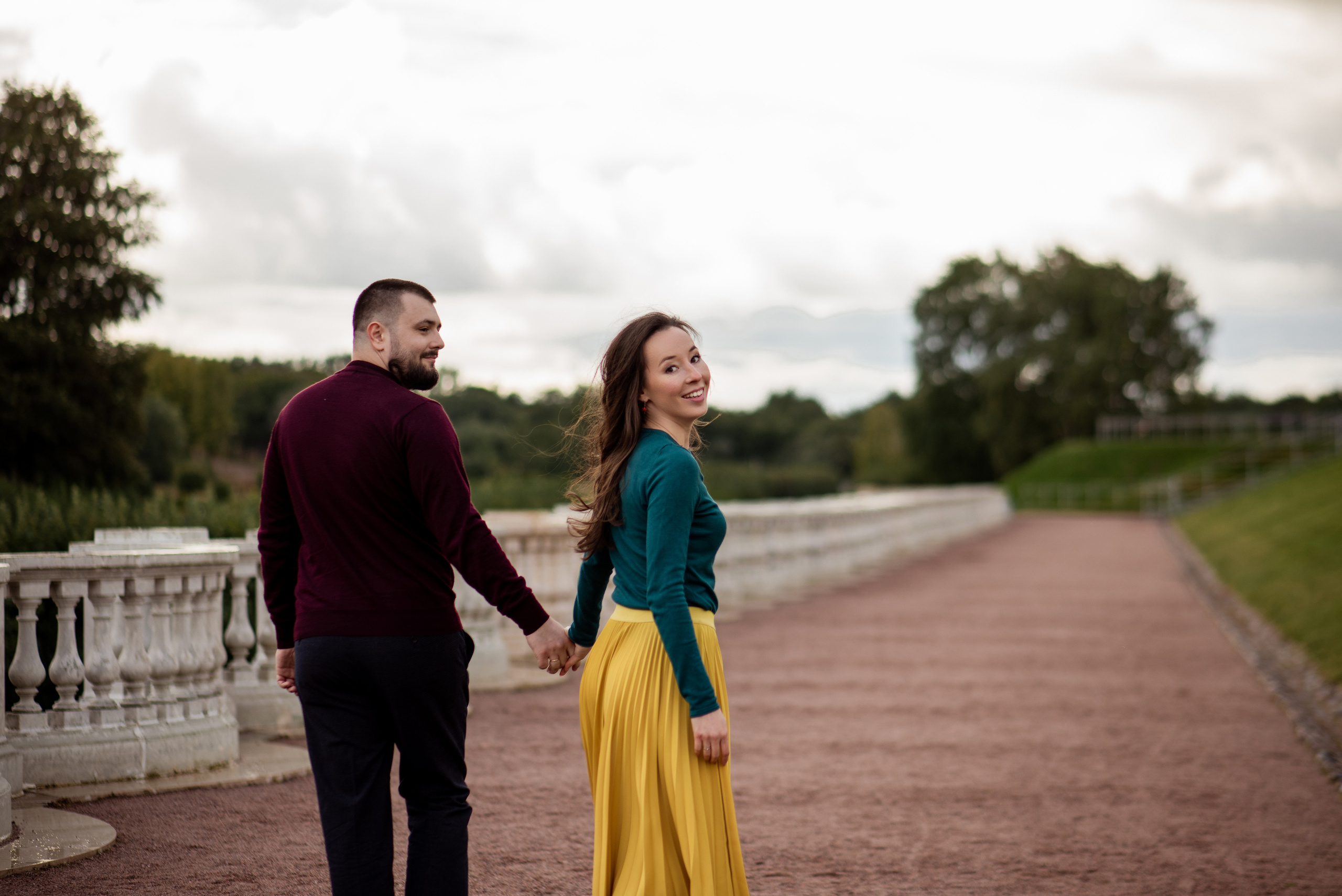 Годовщина свадьбы в Петергофе. Свадебный и семейный фотограф в СПб Валерия Фомичева