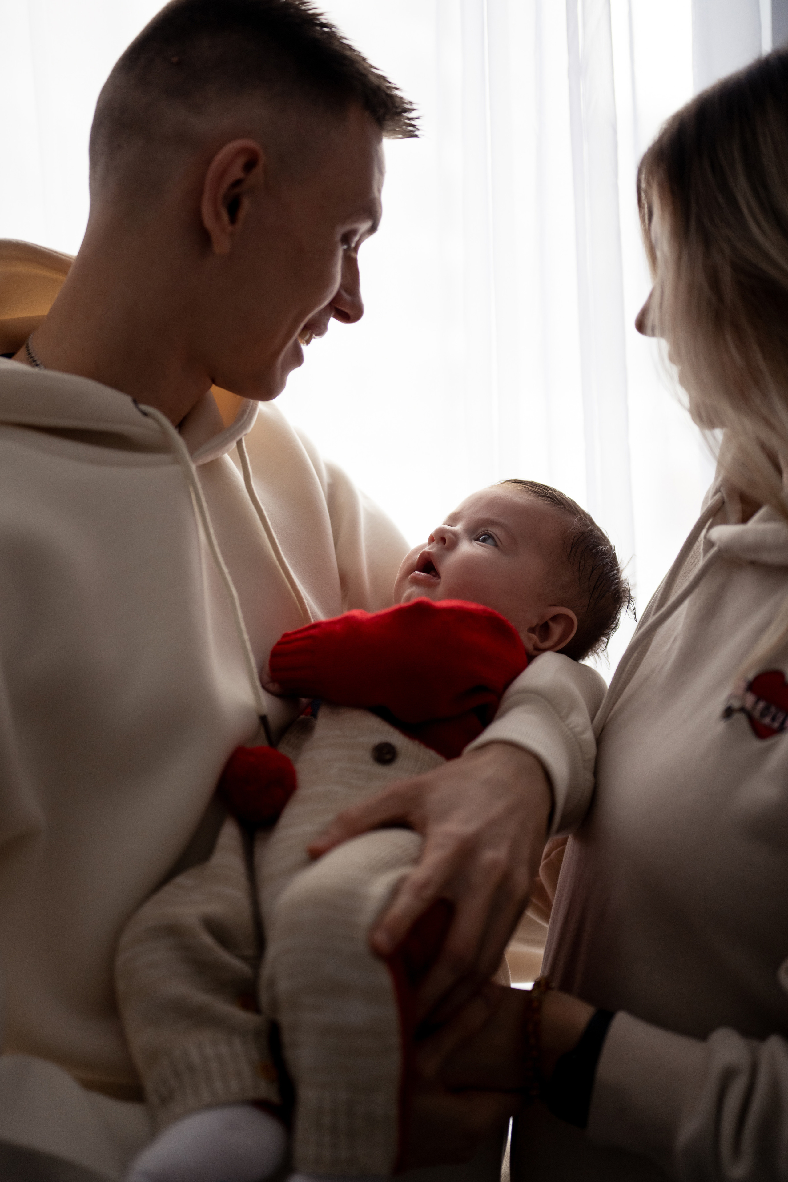 Домашняя фотосессия. Лера, Антон и Марк. Свадебный и семейный фотограф в СПб Валерия Фомичева