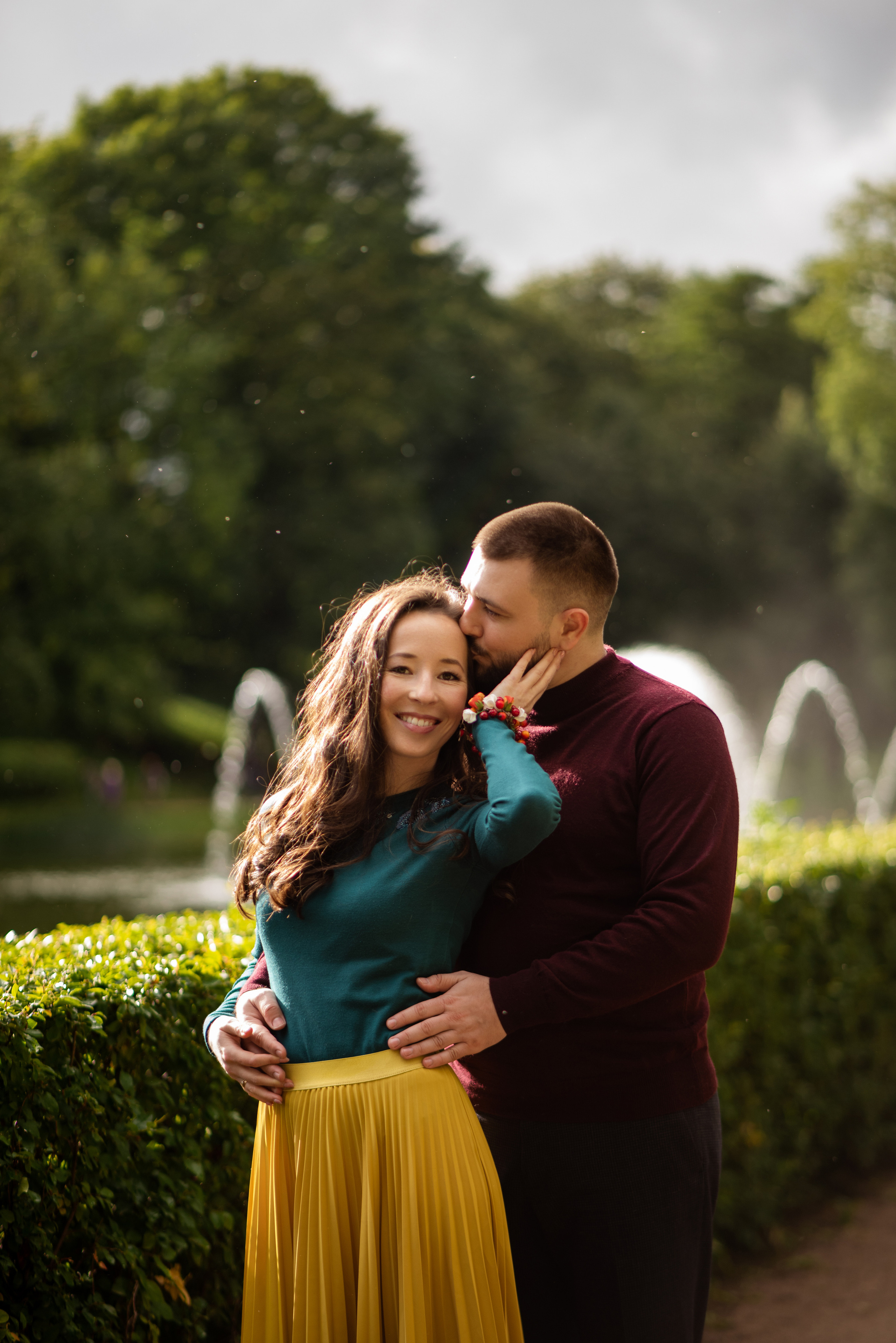 Годовщина свадьбы в Петергофе. Свадебный и семейный фотограф в СПб Валерия Фомичева