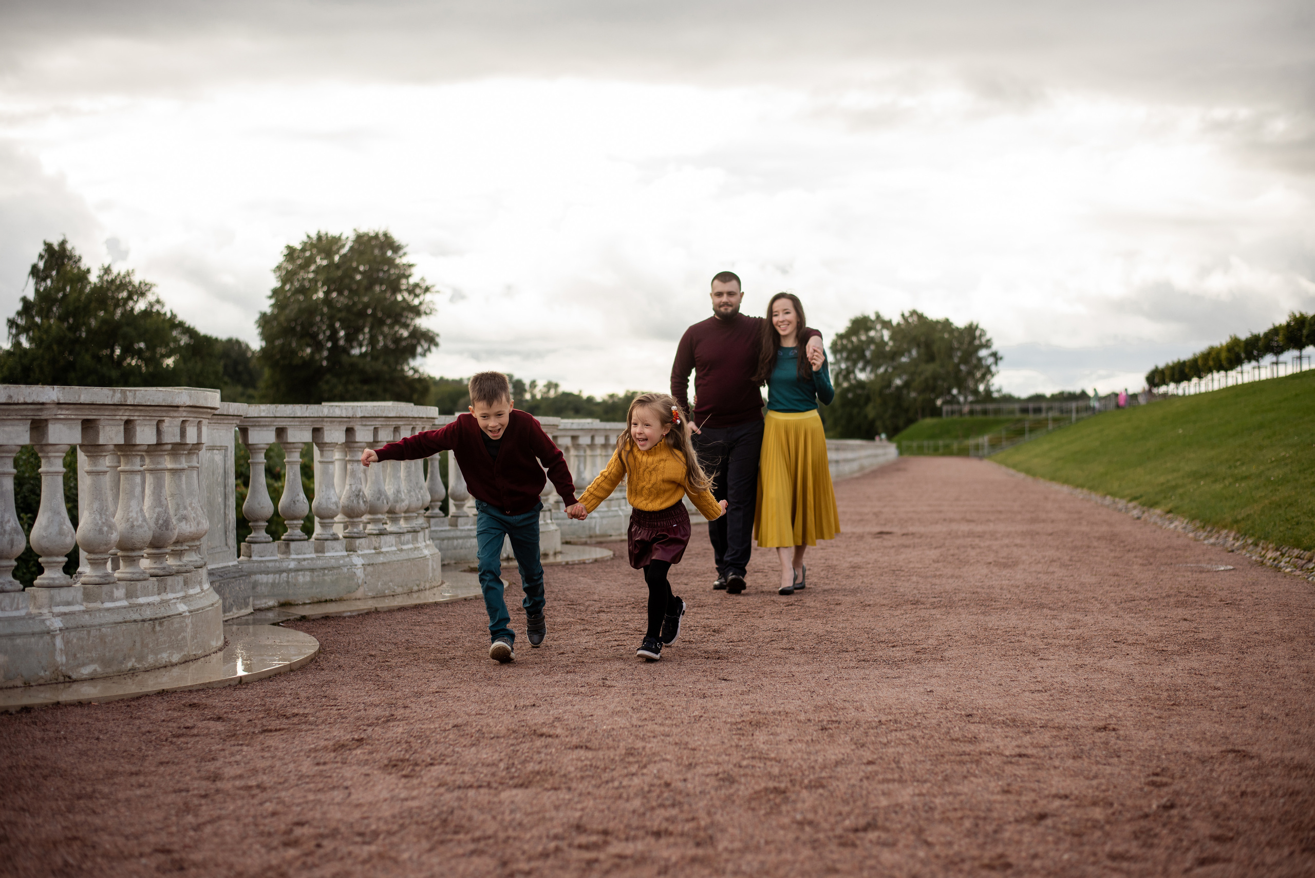 Годовщина свадьбы в Петергофе. Свадебный и семейный фотограф в СПб Валерия Фомичева