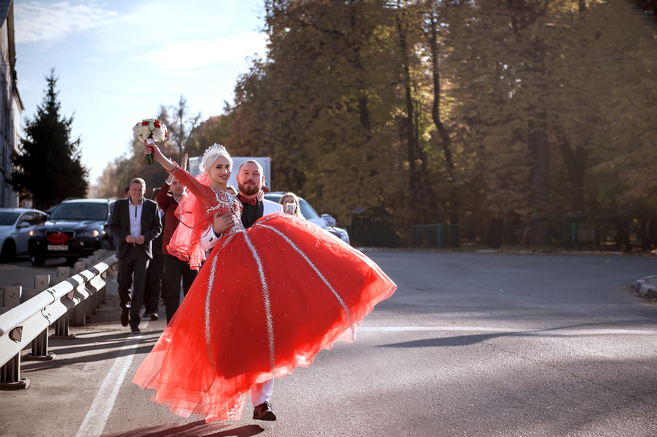 Осенняя свадьба в Щелково. Свадебный и семейный фотограф Виктория Носачёва. Щелково, Москва и МО