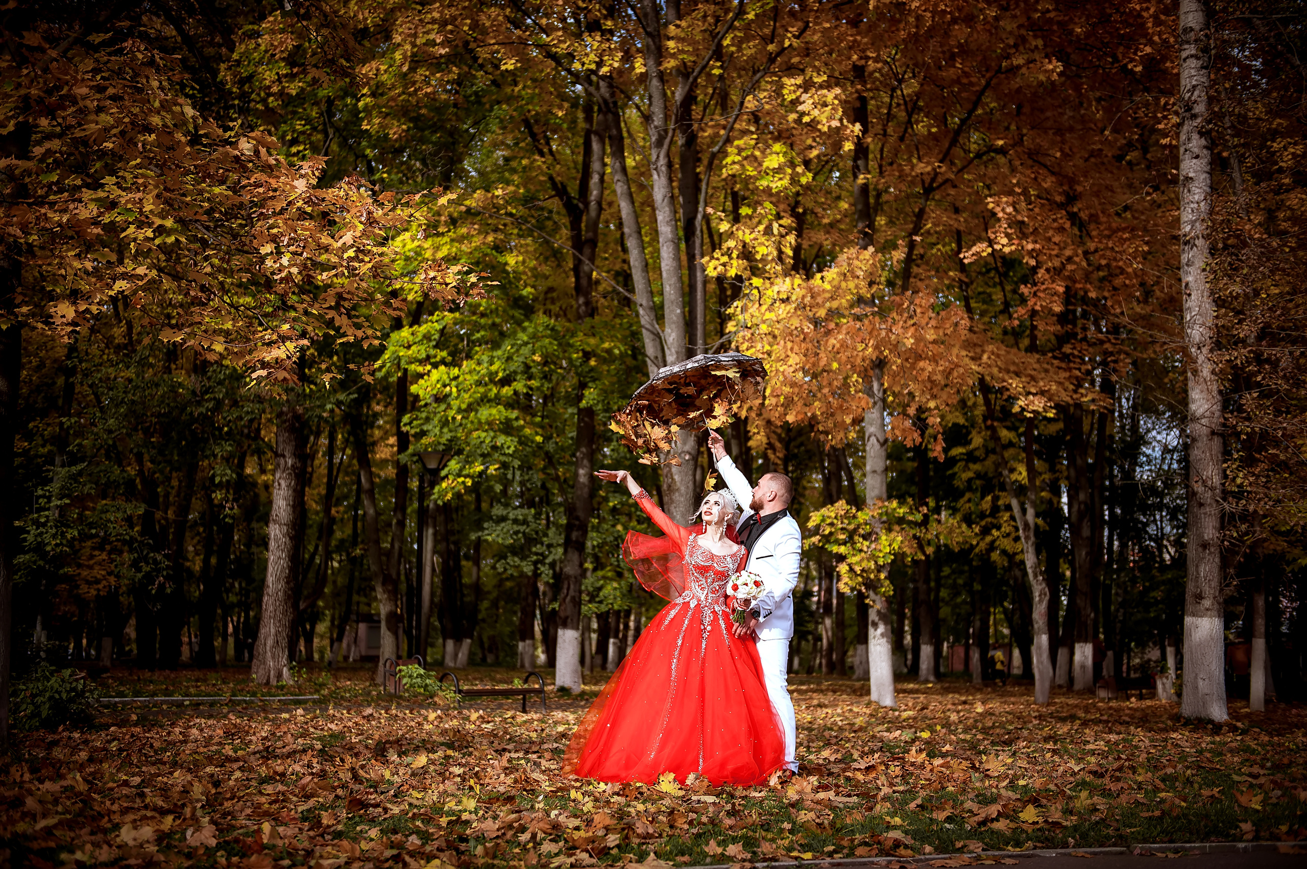 Осенняя свадьба в Щелково. Свадебный и семейный фотограф Виктория Носачёва. Щелково, Москва и МО