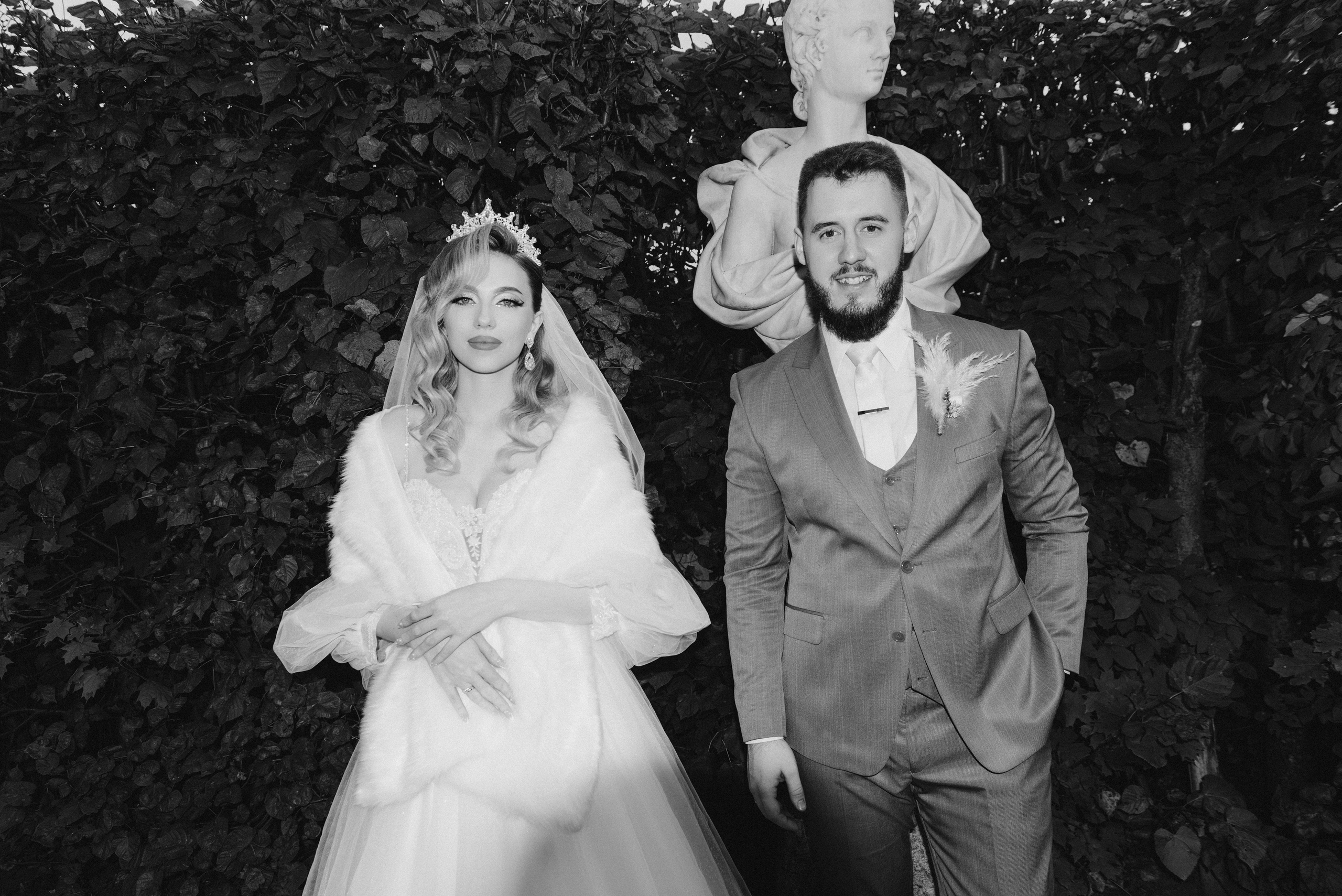 Свадебные фото со вспышкой