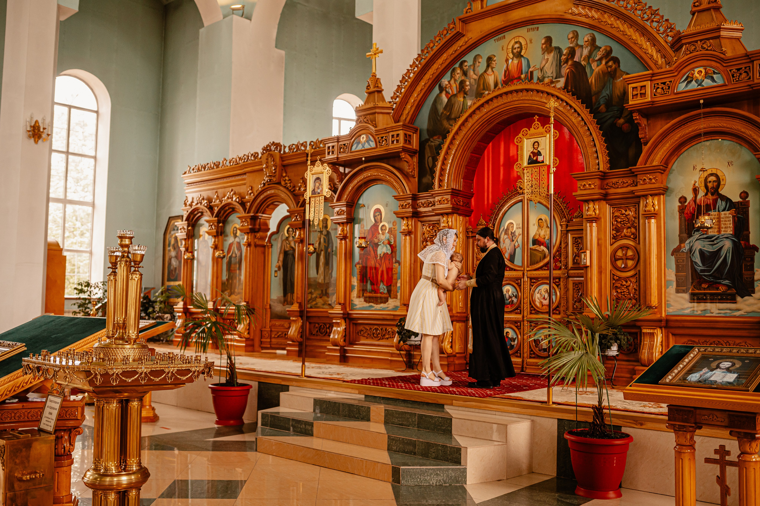 Крещение в Кропоткине. Свадебный фотограф Кропоткин Краснодар