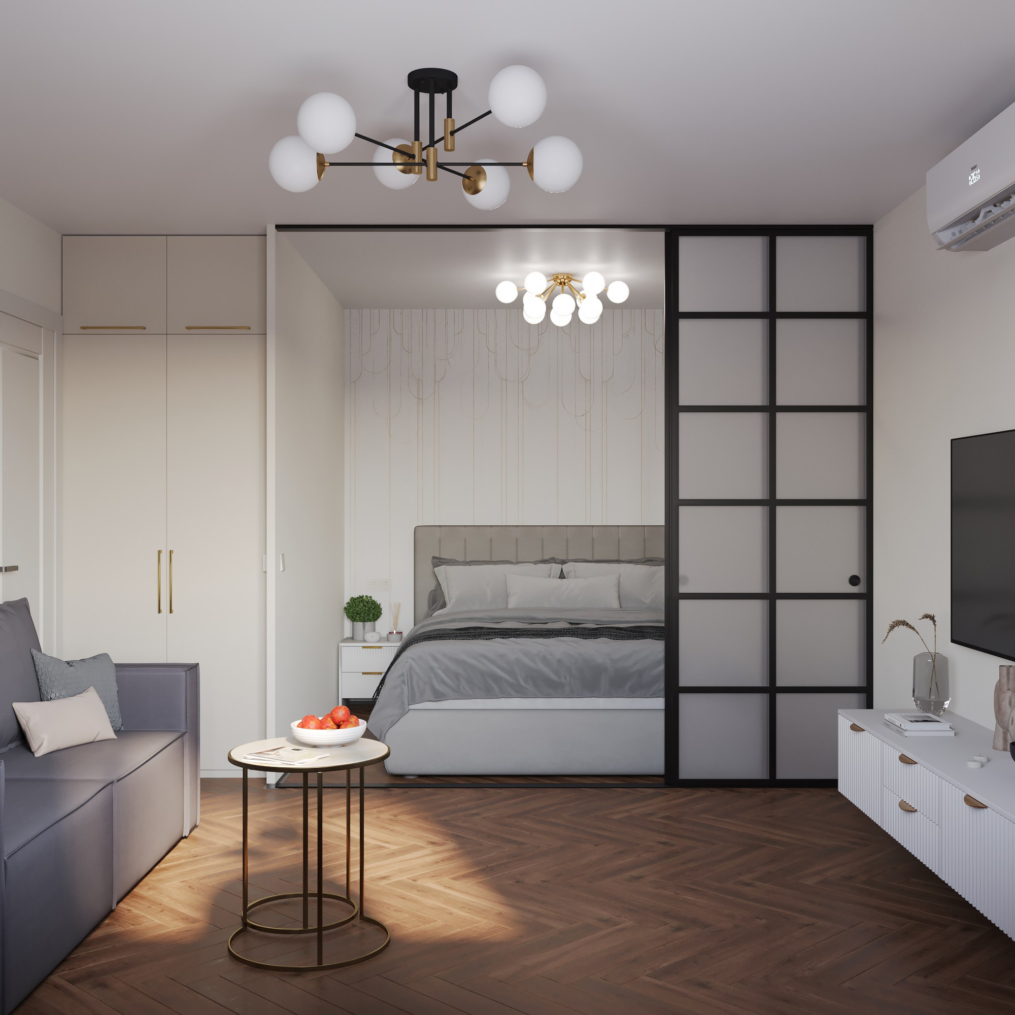 Квартира 35 м² для девушки. Дизайн для каждого