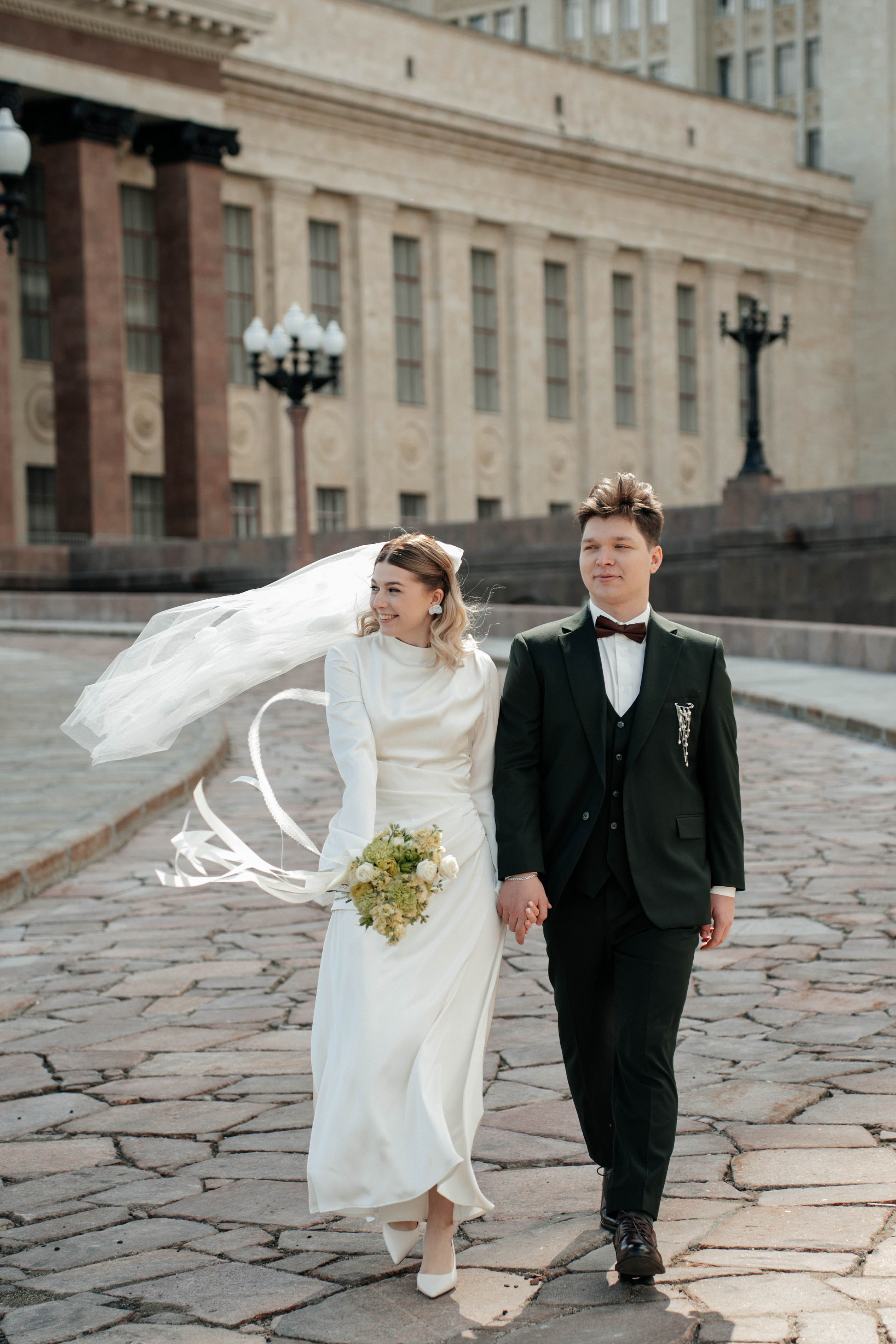 Евгений и Анастасия / Особняк Спиридонова, МГУ. Свадебный фотограф Москва Александра Аверкова