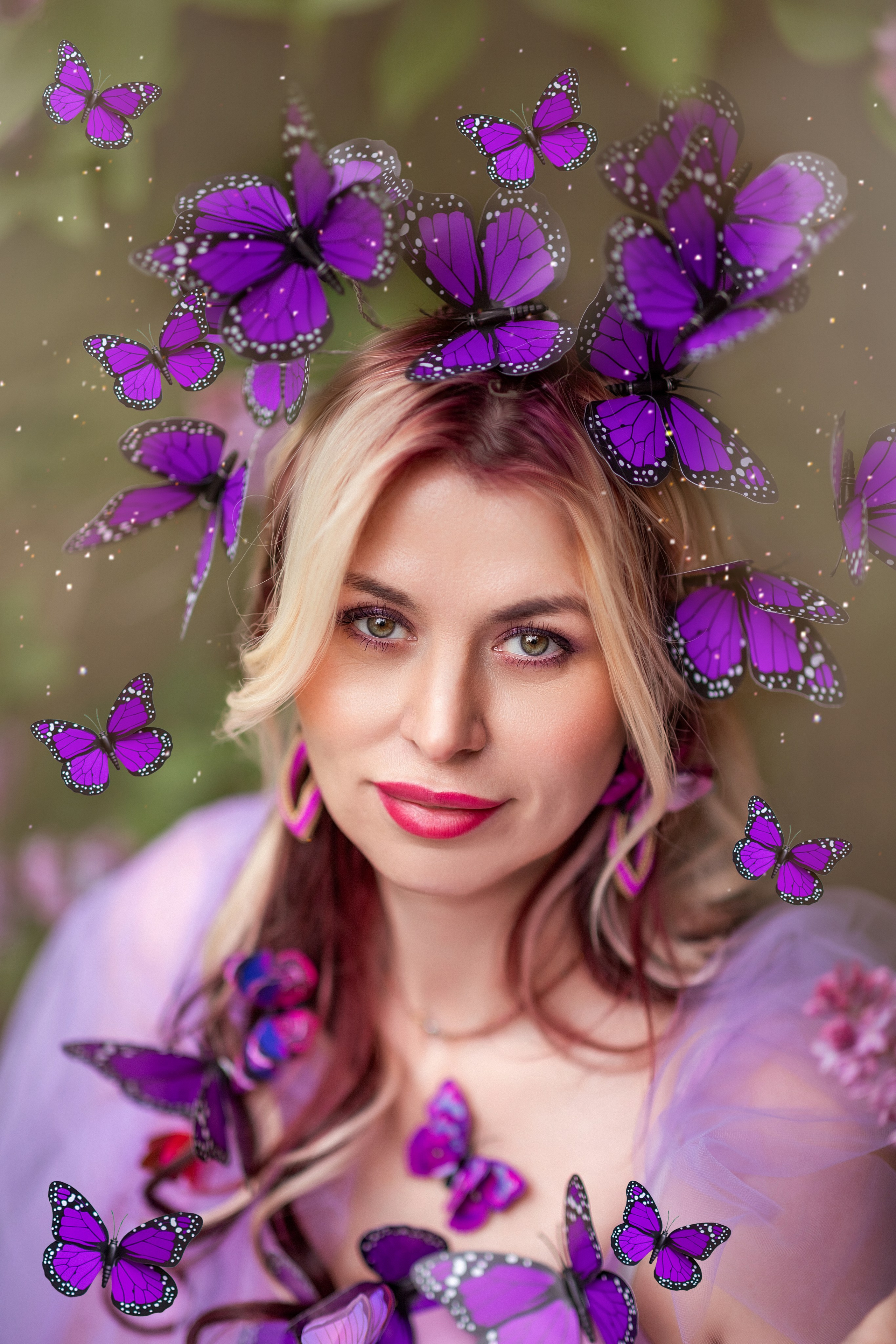 Фотопроект «фиолетовые Бабочки». Фотограф Алина Лебедь